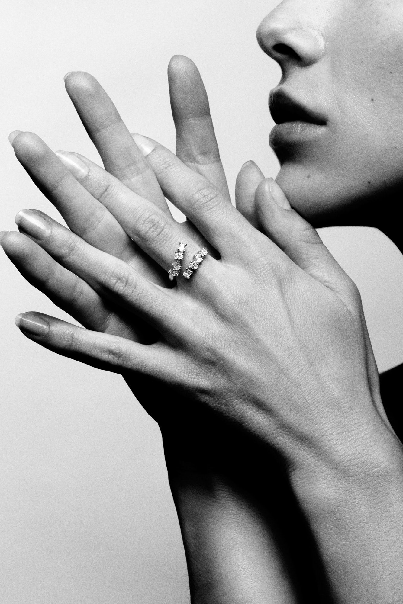 Mini Scattered Diamond Wrap Ring