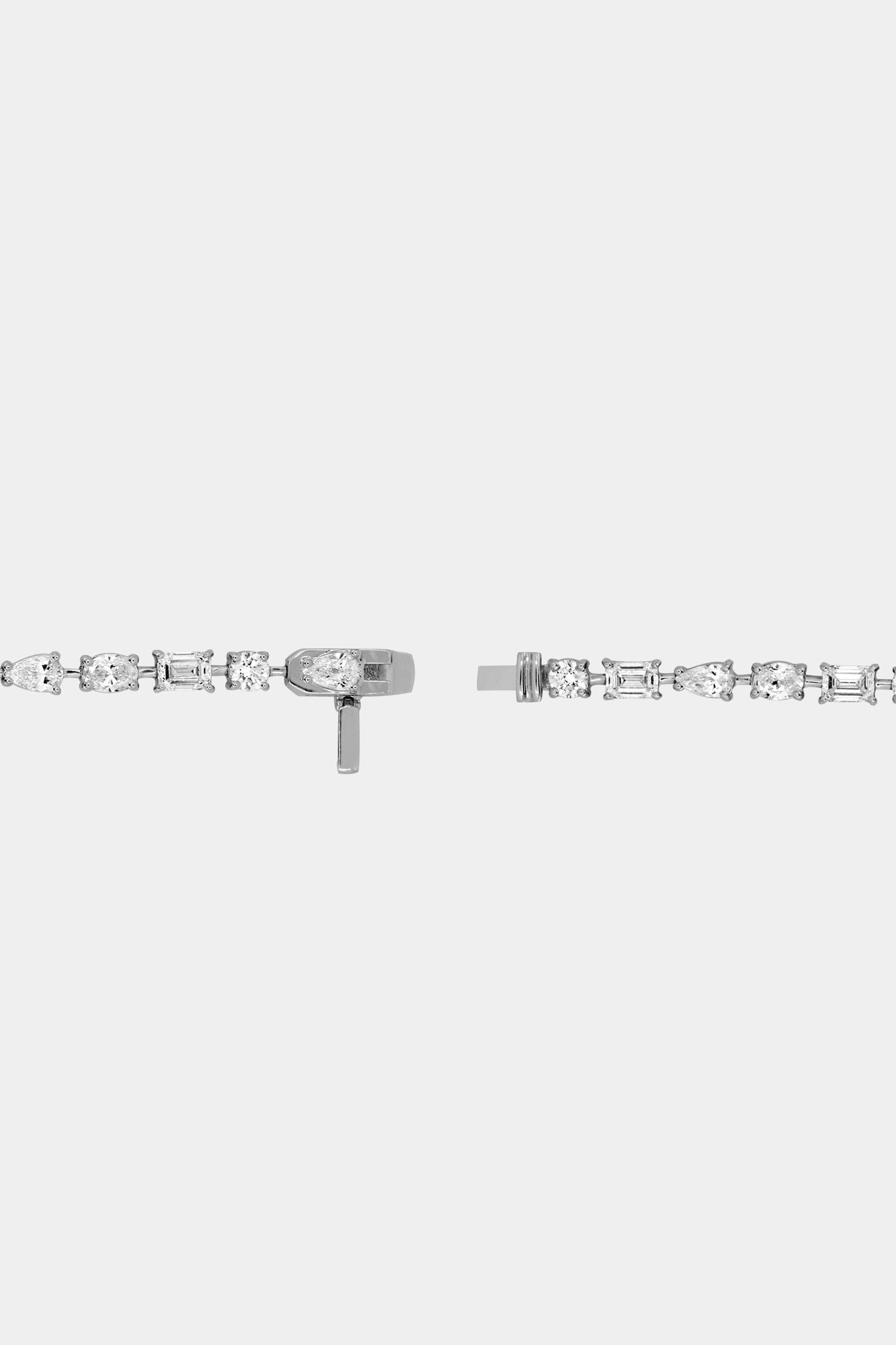 The Scattered Diamond Tennis Bracelet