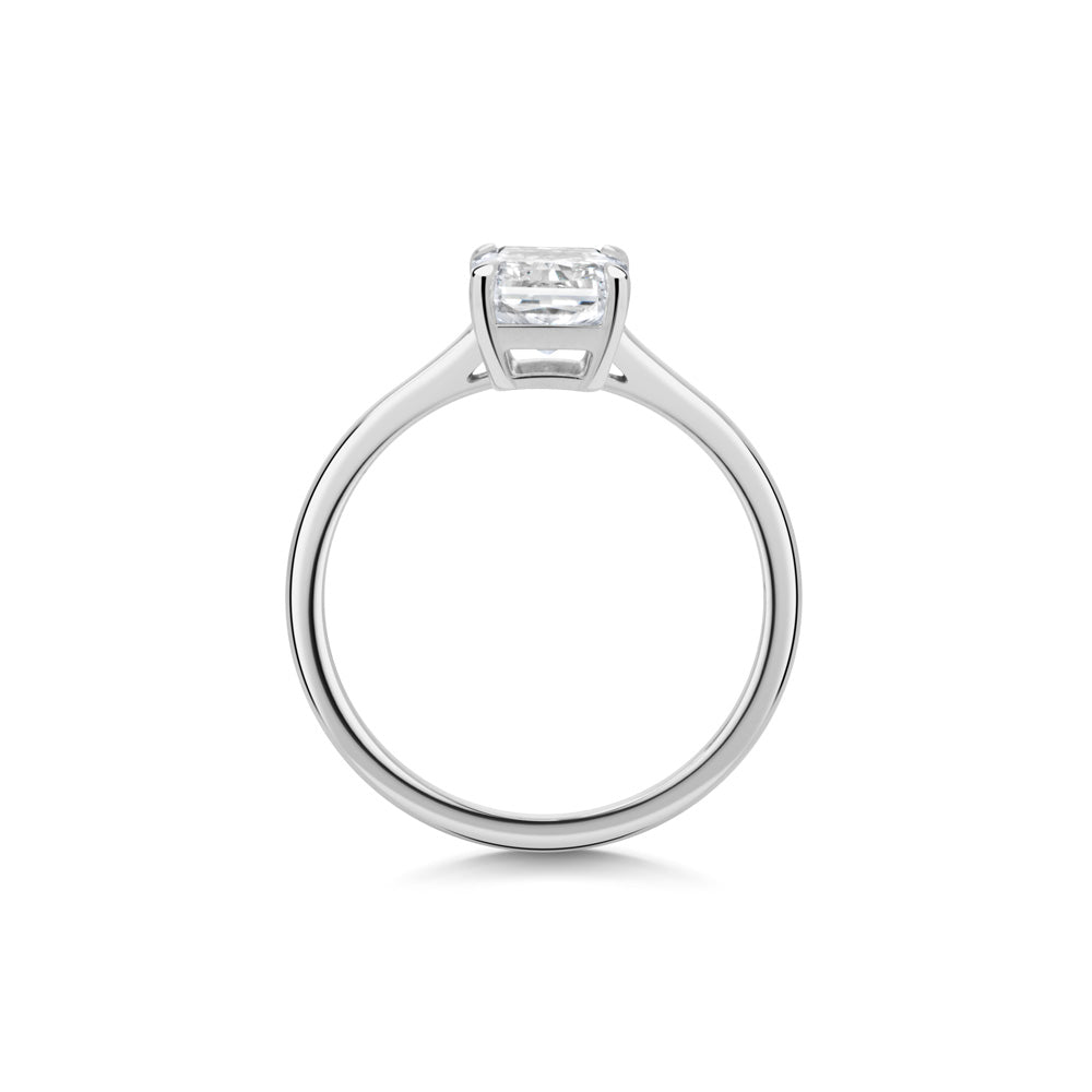 Lydia Emerald-Cut Solitaire Ring