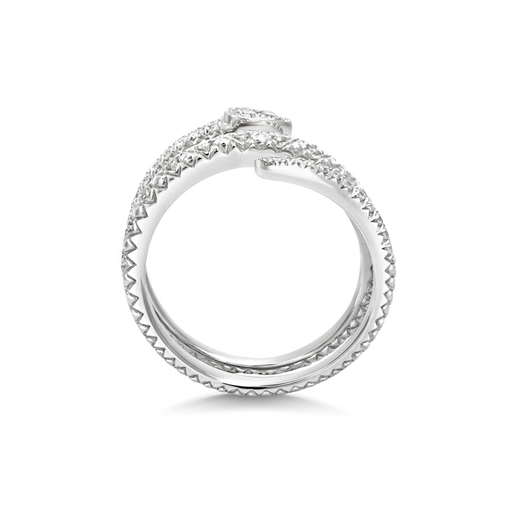 Serpent Diamond Ring