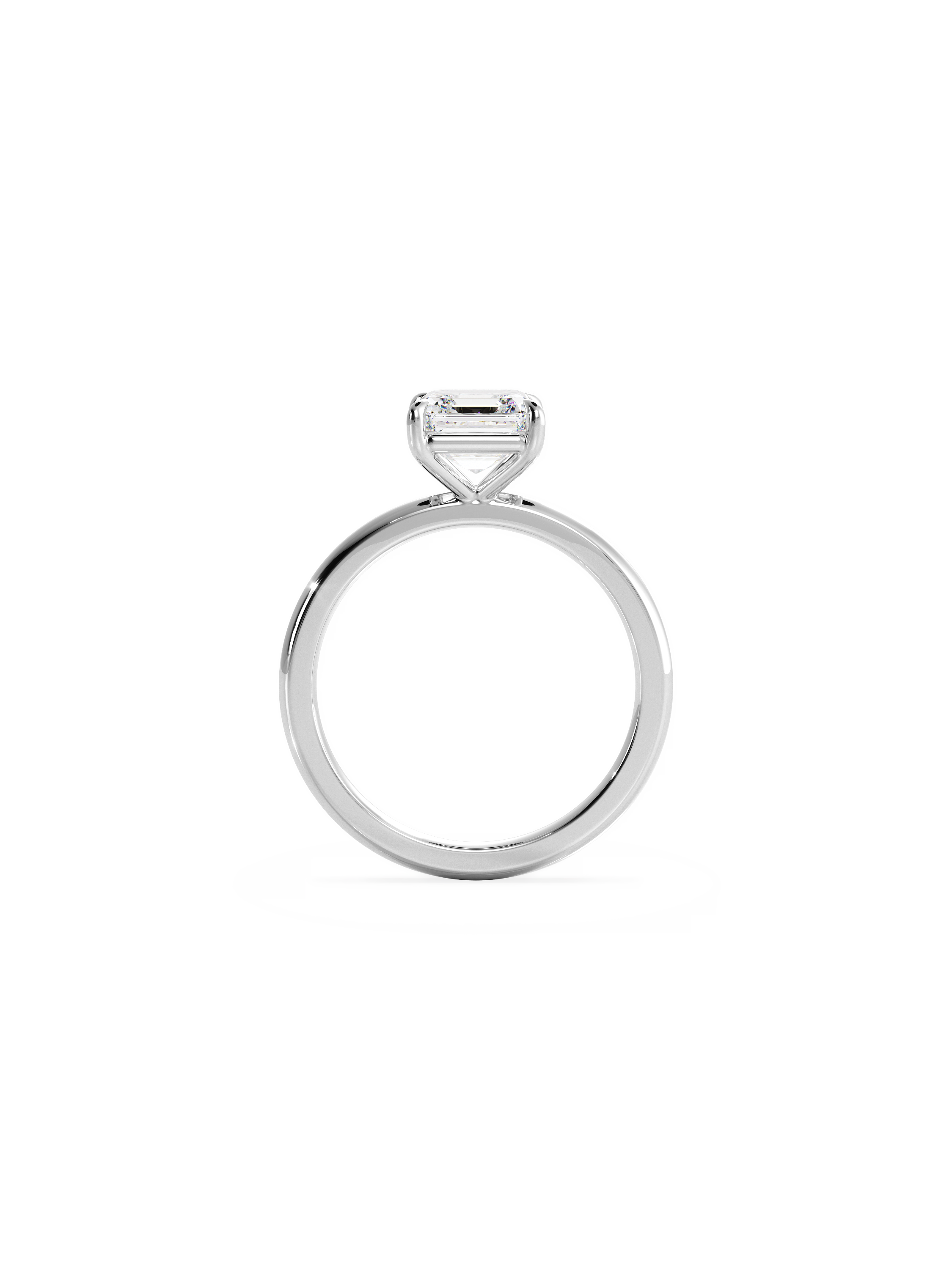 Kishani Royal 2.0ct Asscher Solitaire Ring