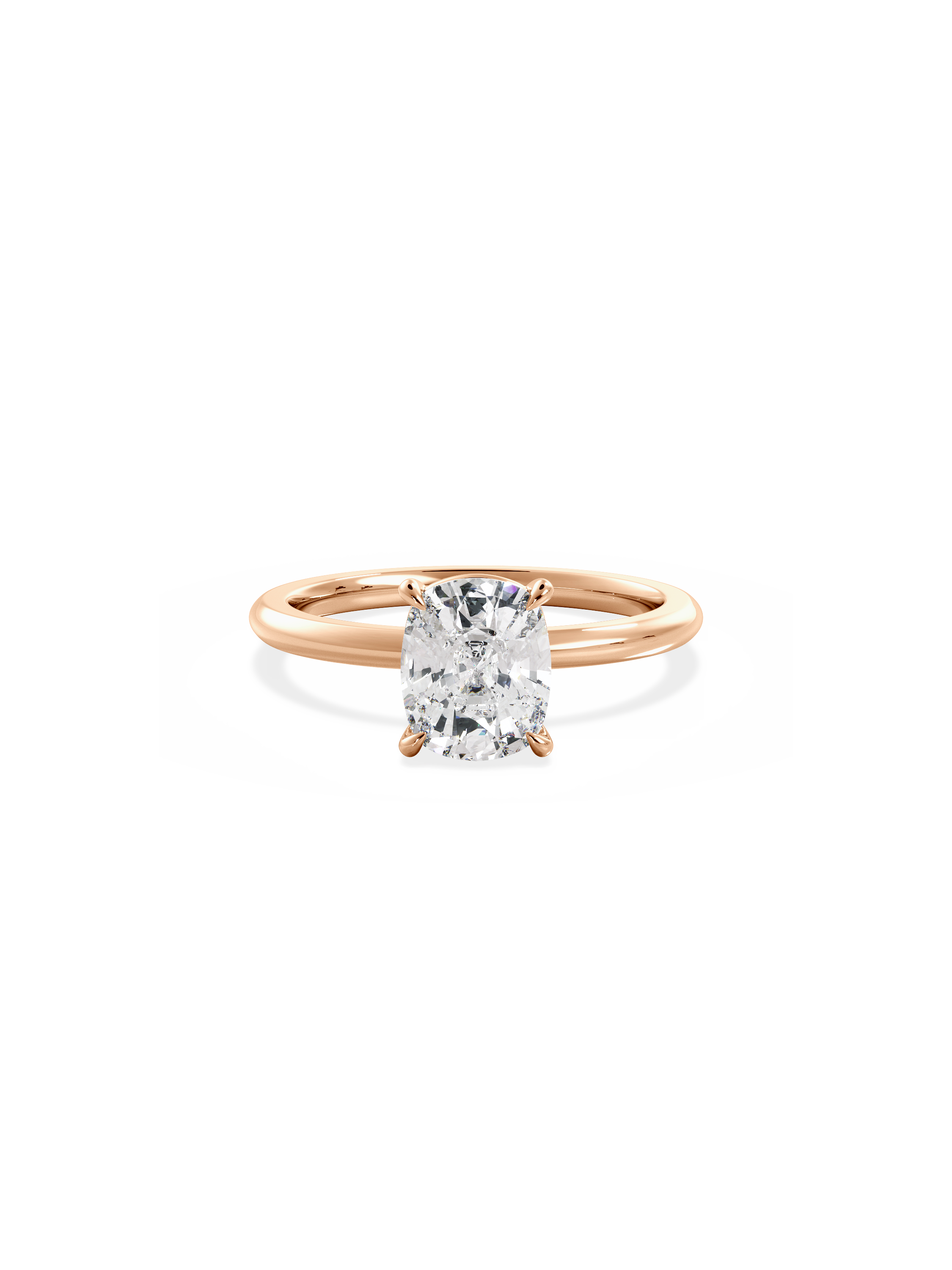 Kishani Adele 2.0ct Cushion-Cut Solitaire Ring