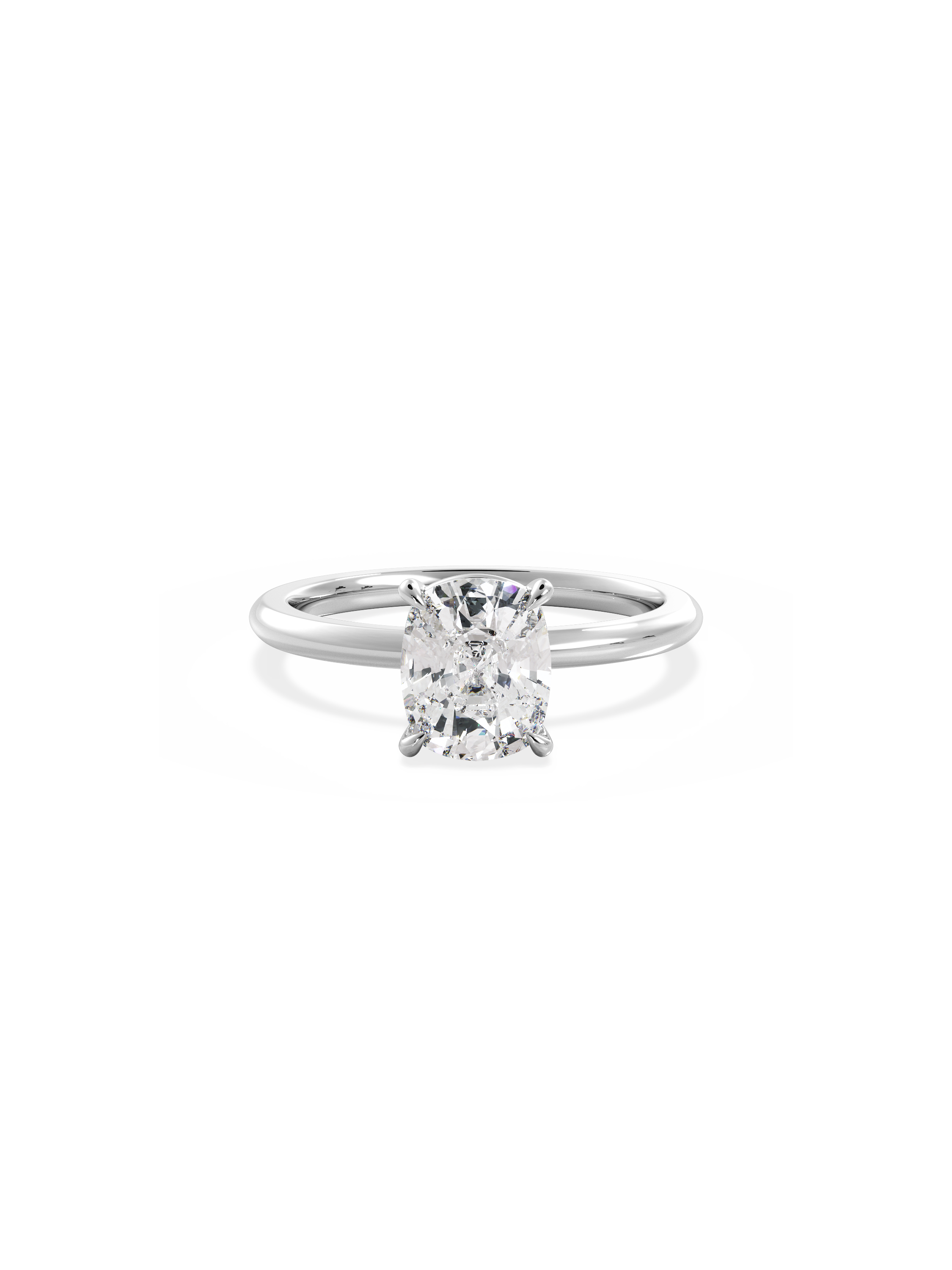 Kishani Adele 2.0ct Cushion-Cut Solitaire Ring