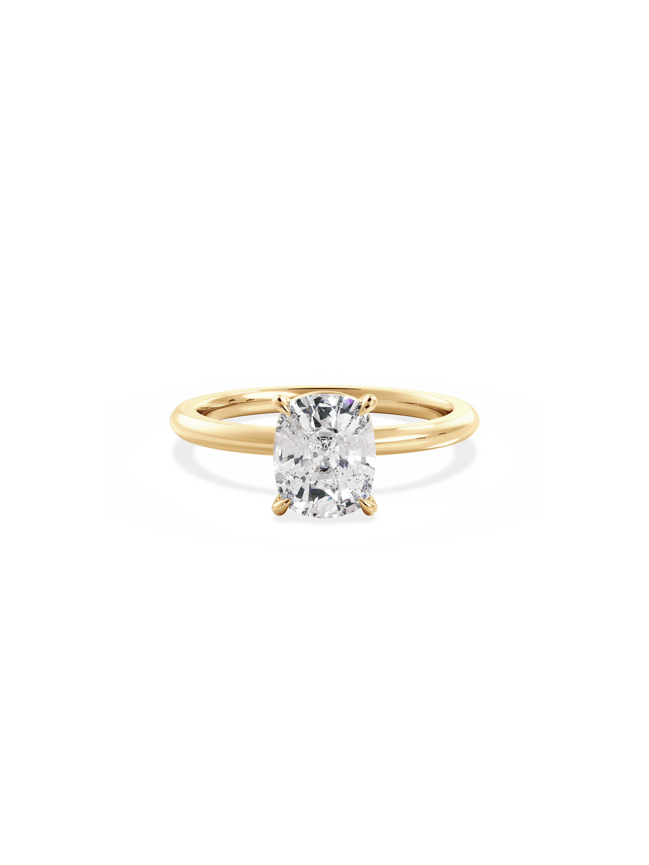 Kishani Adele 2.0ct Cushion-Cut Solitaire Ring