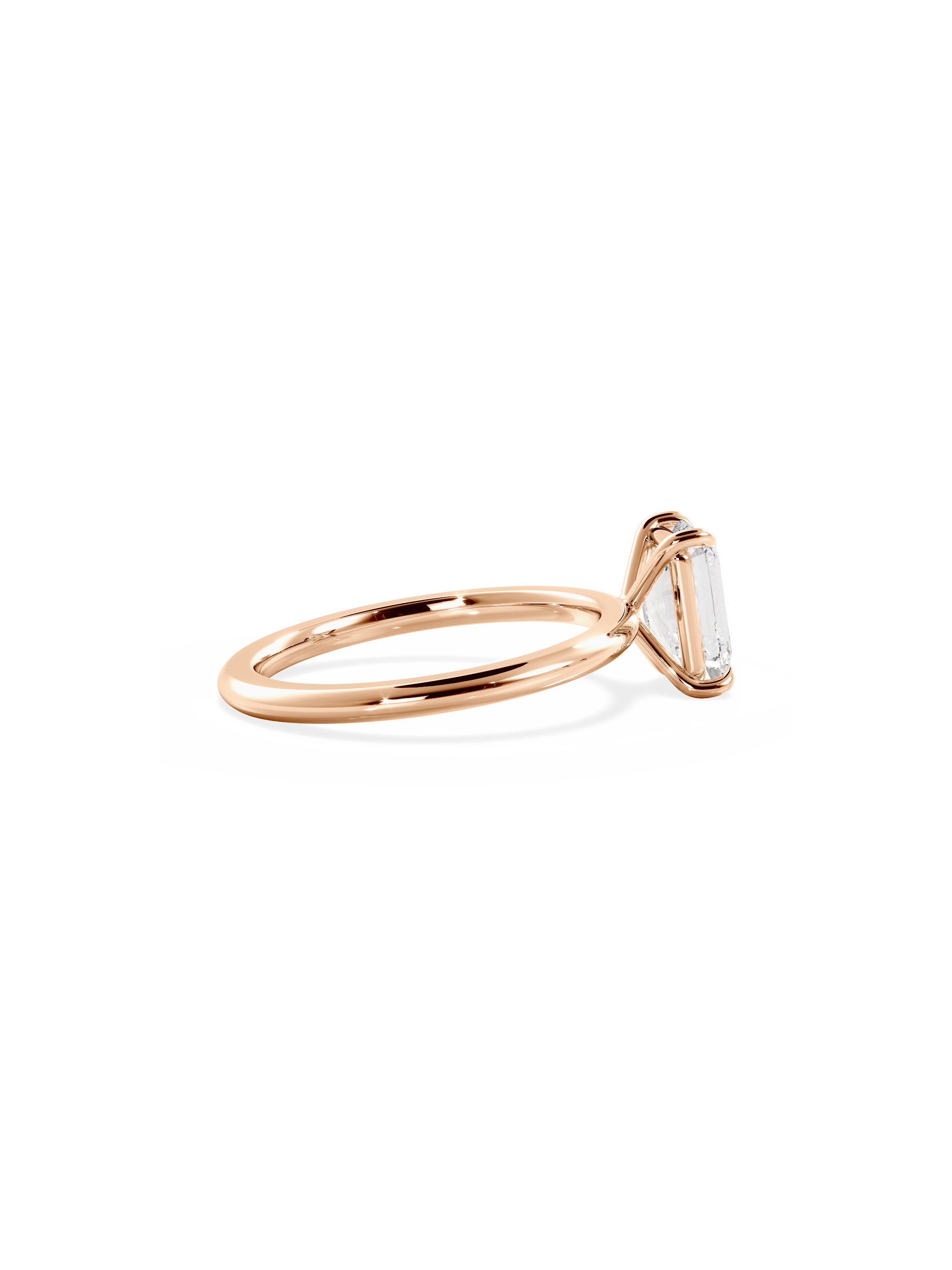 Kishani Lydia 2.0ct Emerald-Cut Solitaire Ring