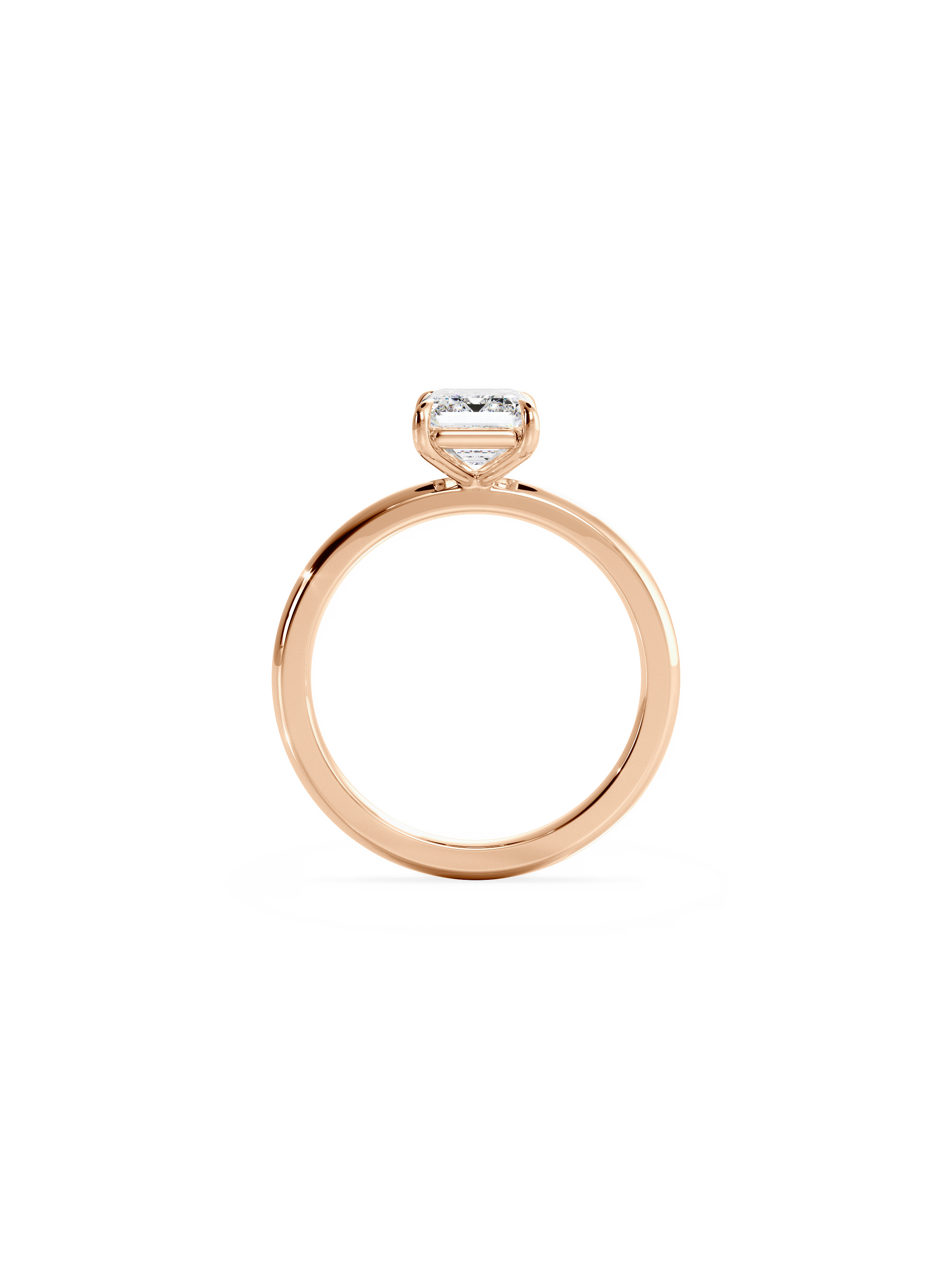 Kishani Lydia 2.0ct Emerald-Cut Solitaire Ring