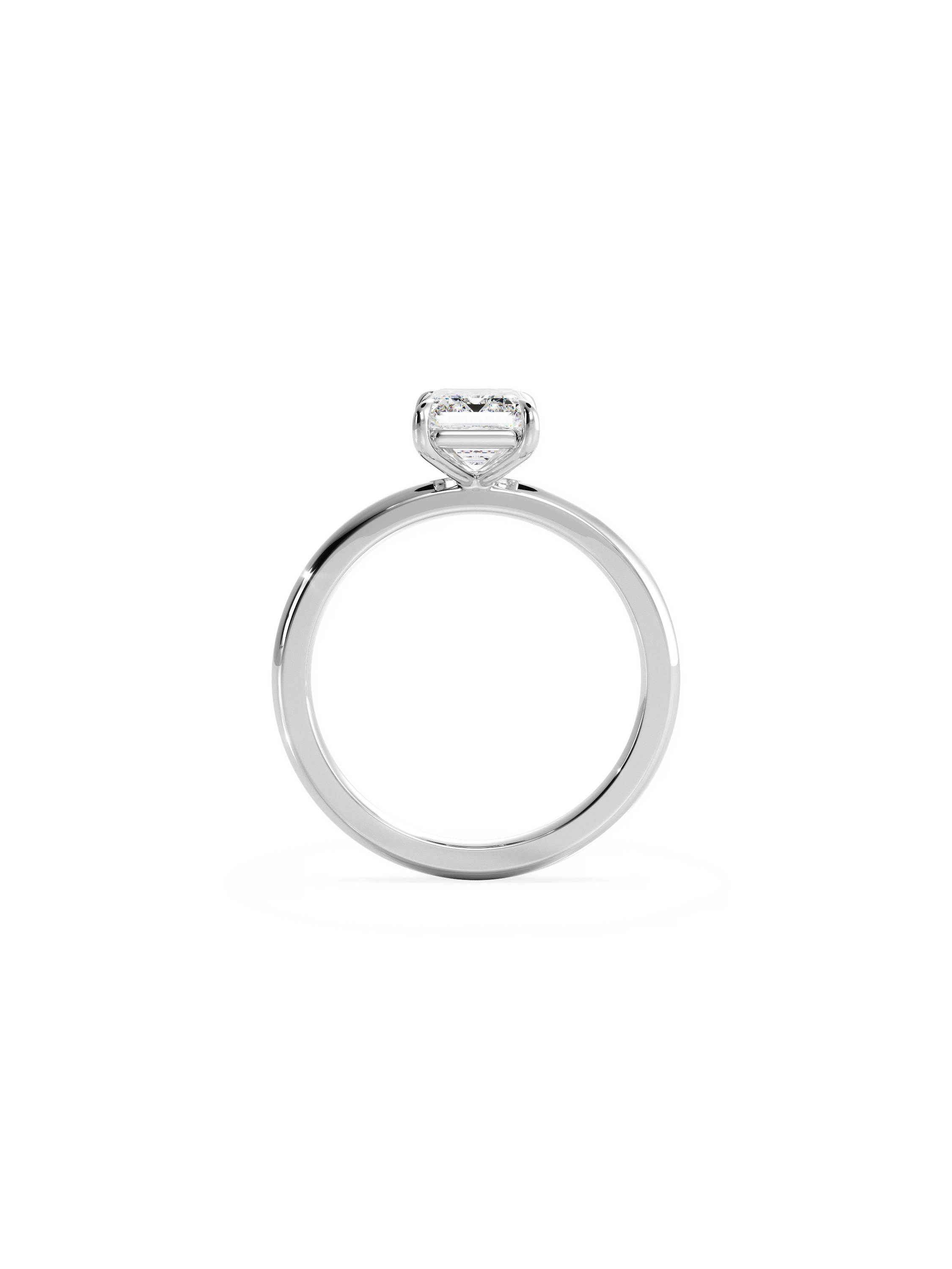 Kishani Lydia 2.0ct Emerald-Cut Solitaire Ring
