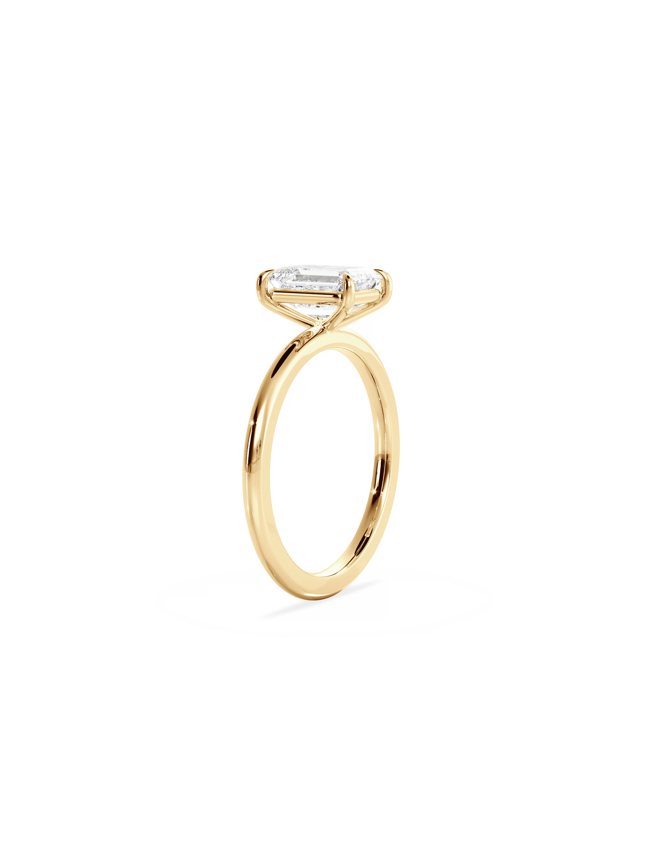 Kishani Lydia 2.0ct Emerald-Cut Solitaire Ring