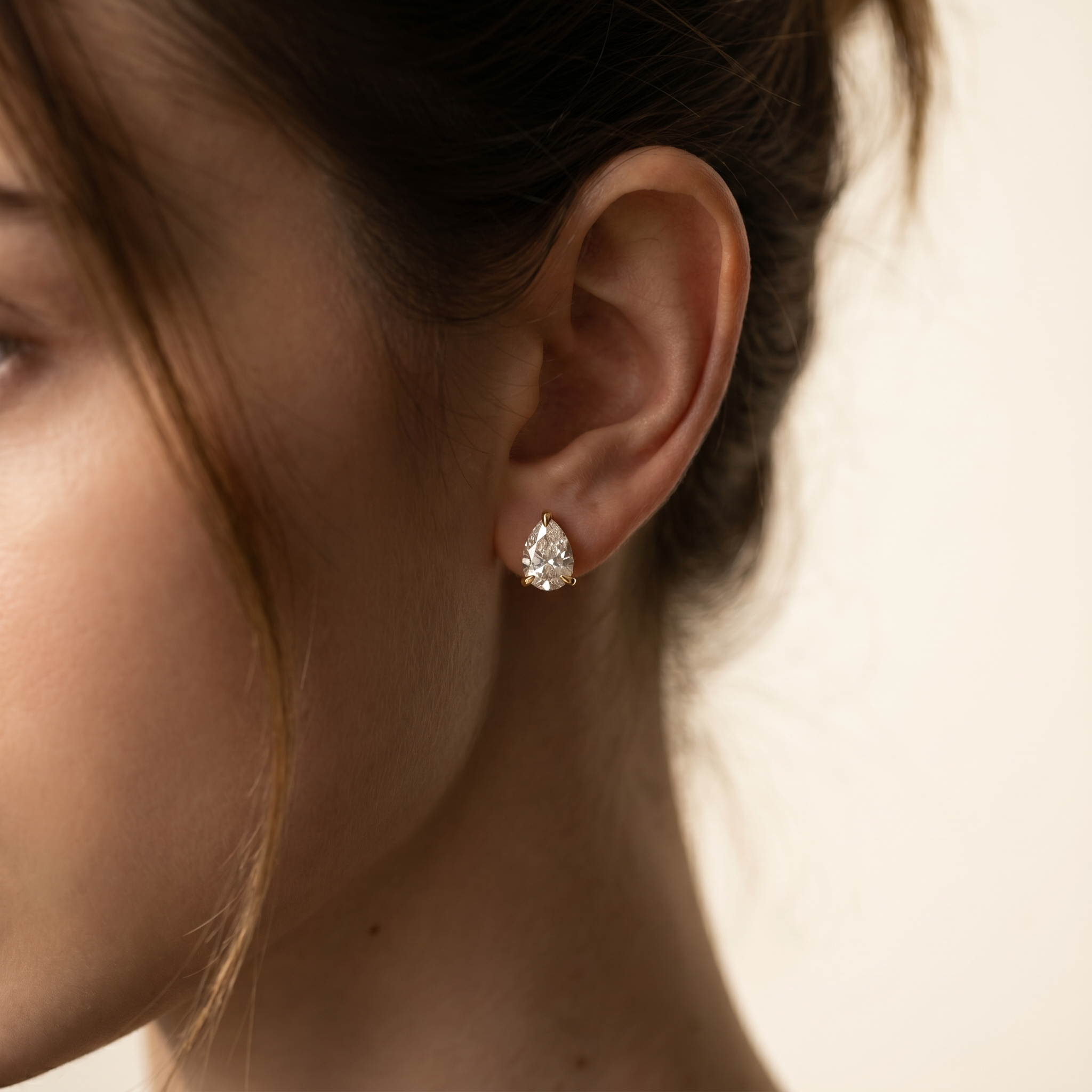 Kishani Celestial 1.5ct Pear Diamond Studs