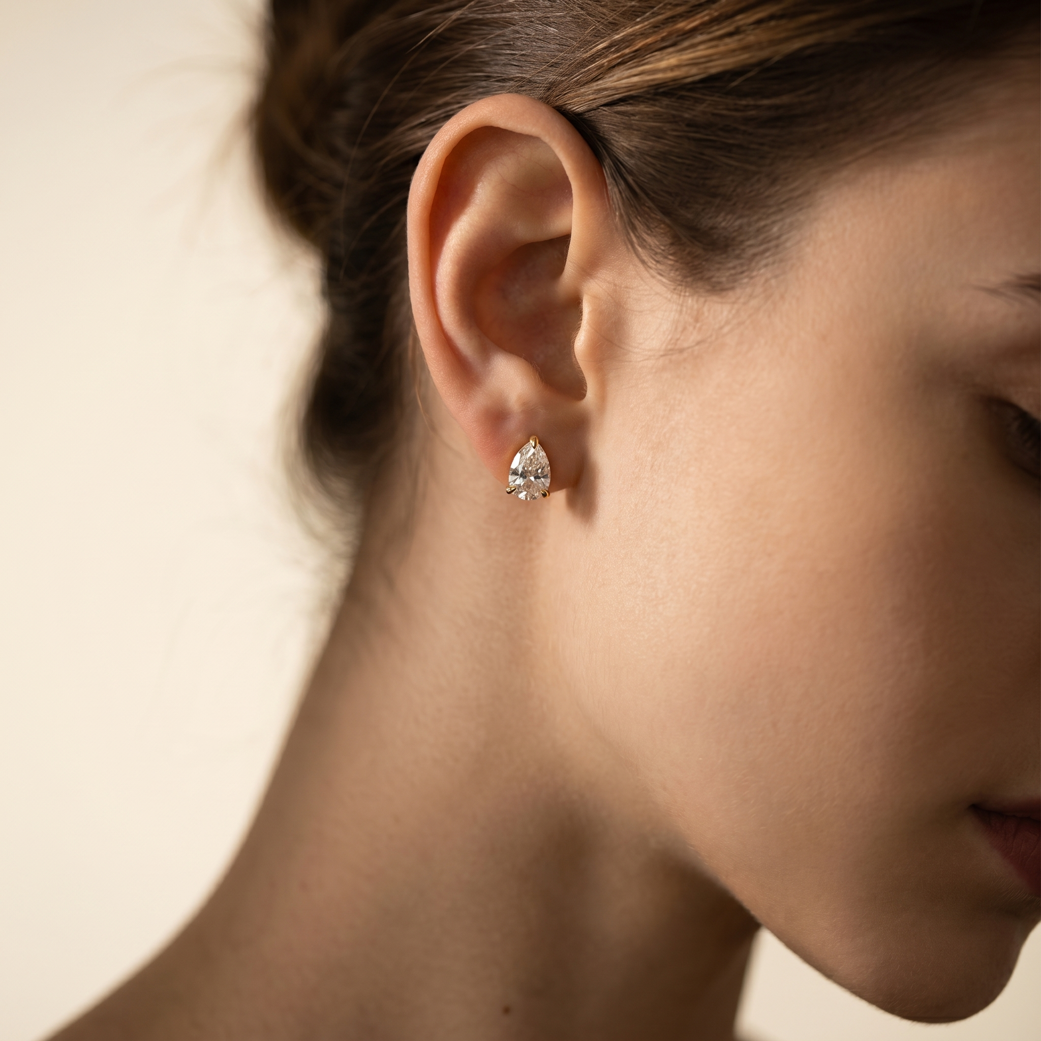 Kishani Celestial 1.5ct Pear Diamond Studs