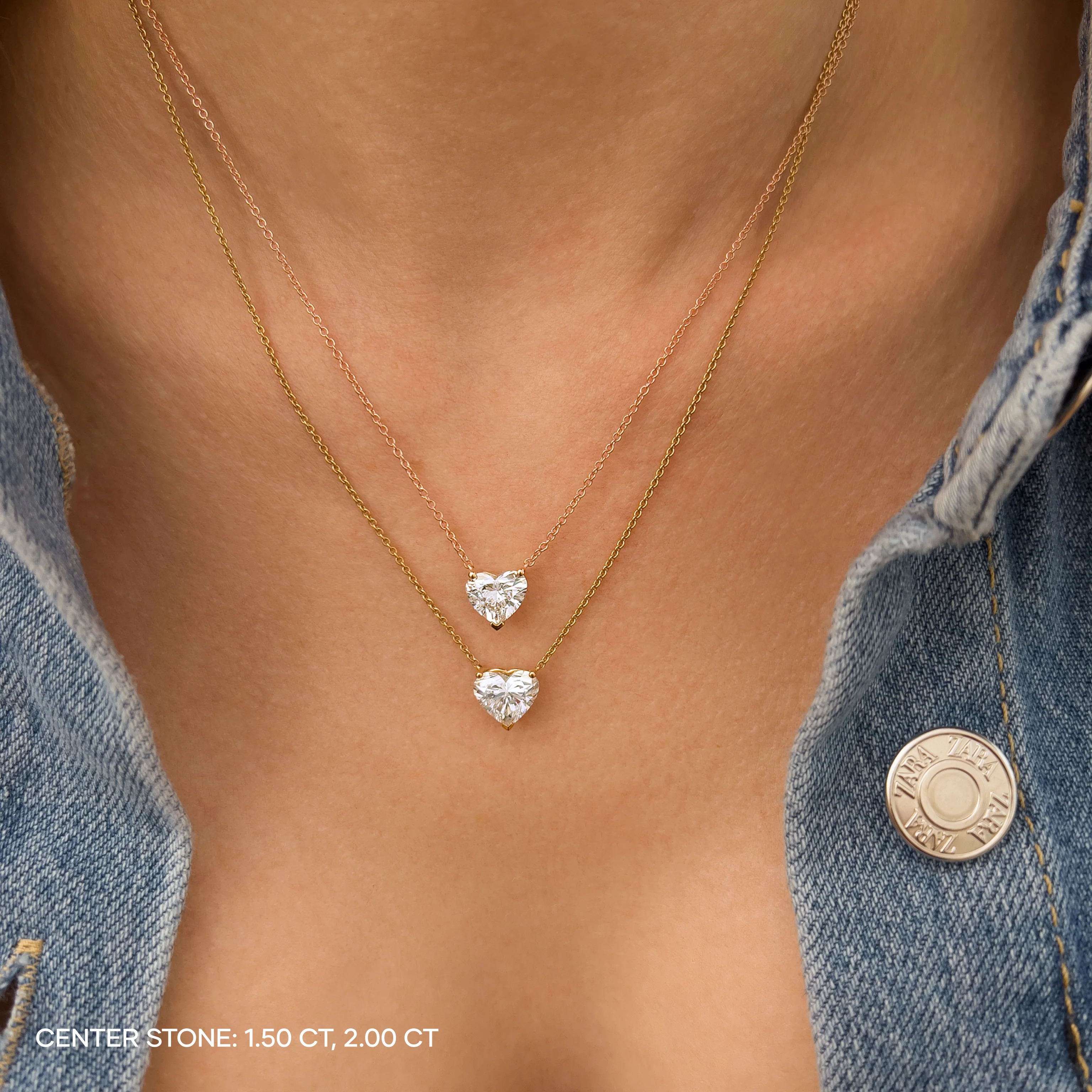 Kishani Beloved Heart Diamond Necklace