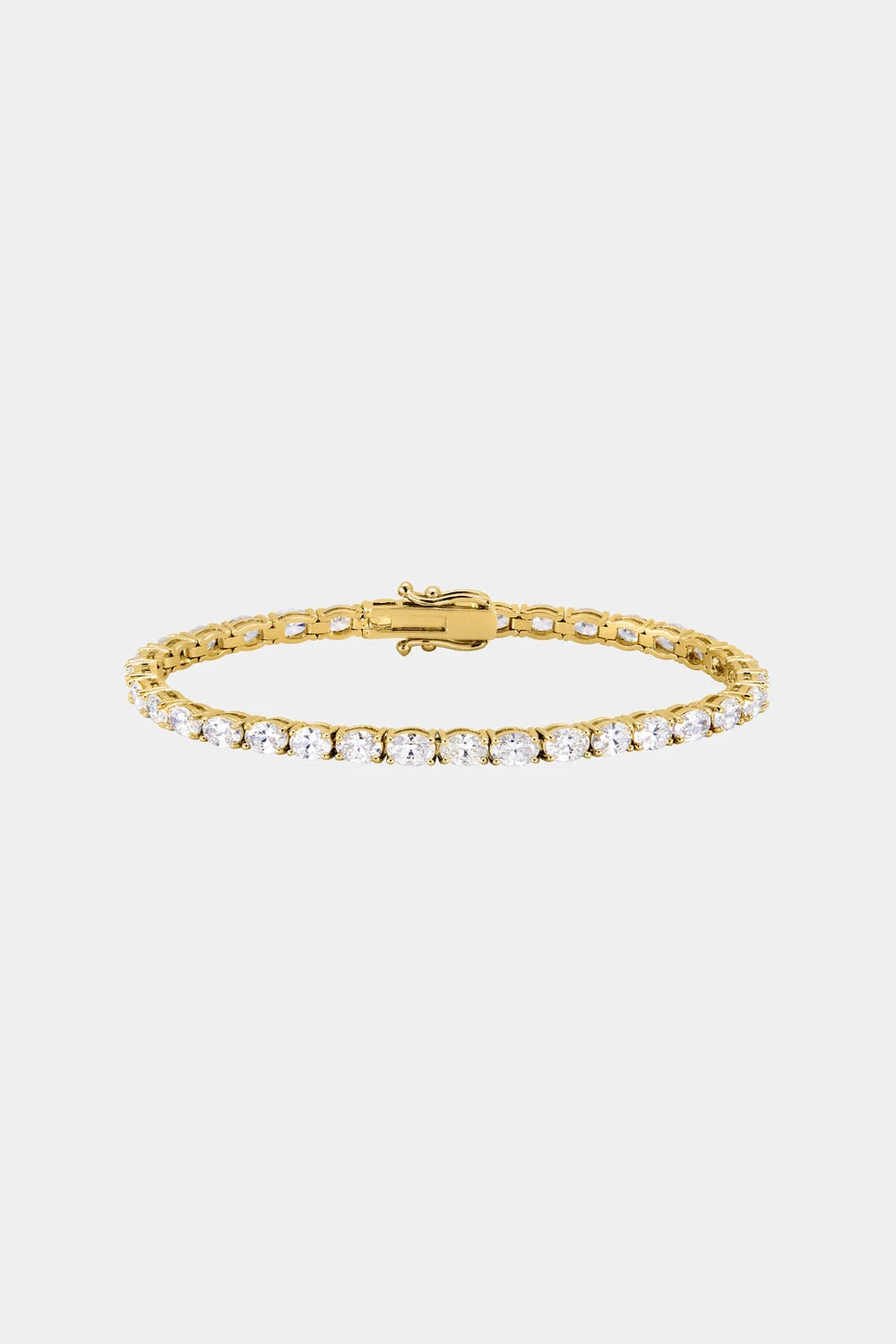 Kishani Luminous Oval Tennis Bracelet