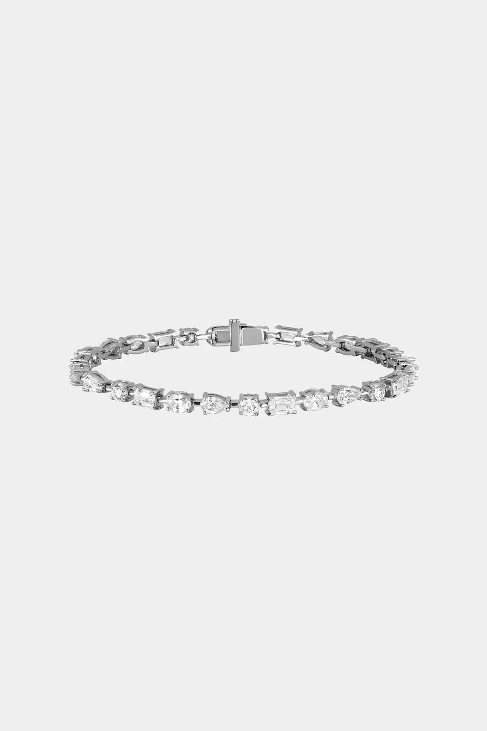 Kishani Mosaic Mixed-Cut Tennis Bracelet