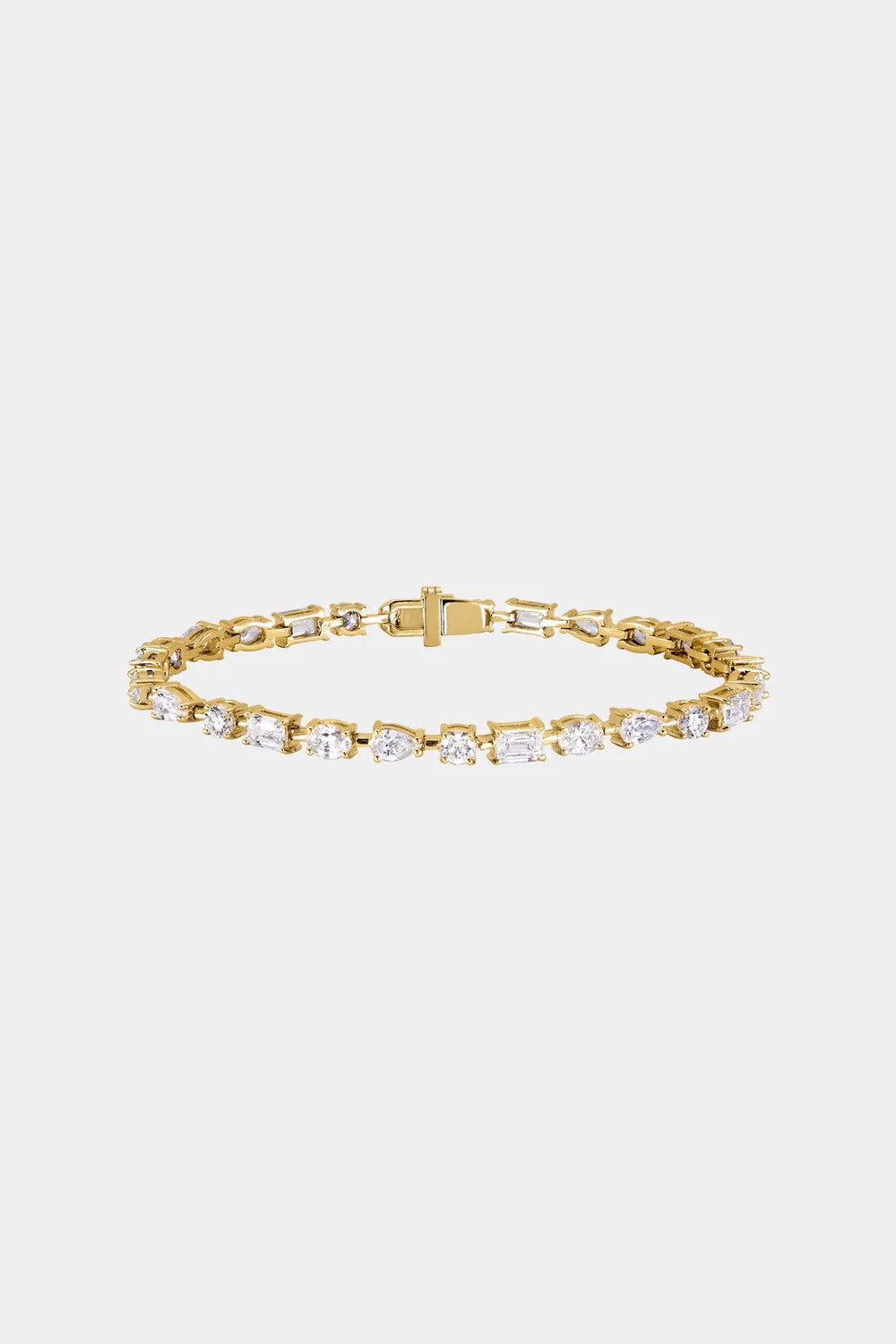 Kishani Mosaic Mixed-Cut Tennis Bracelet