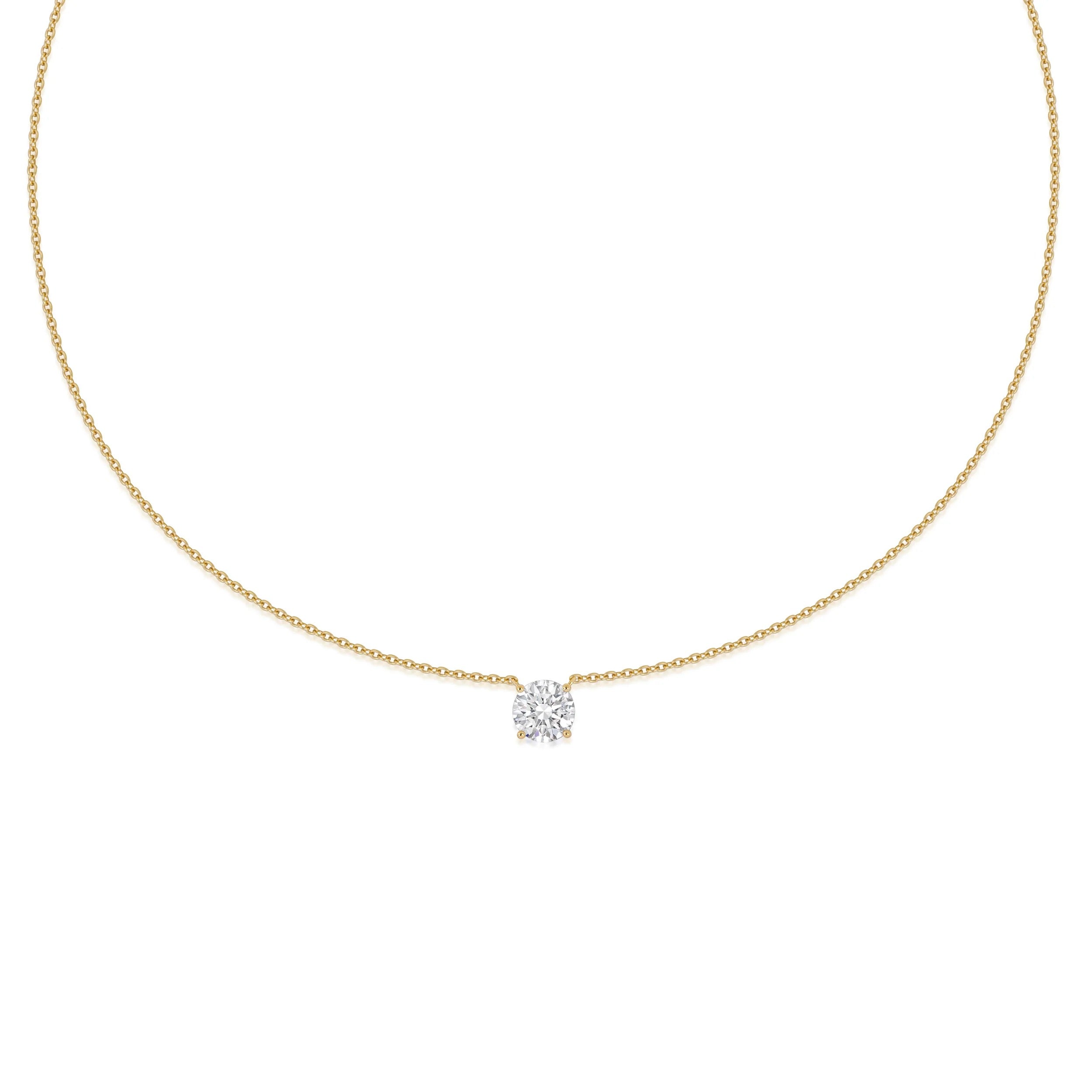 Kishani Nova Round Brilliant Necklace