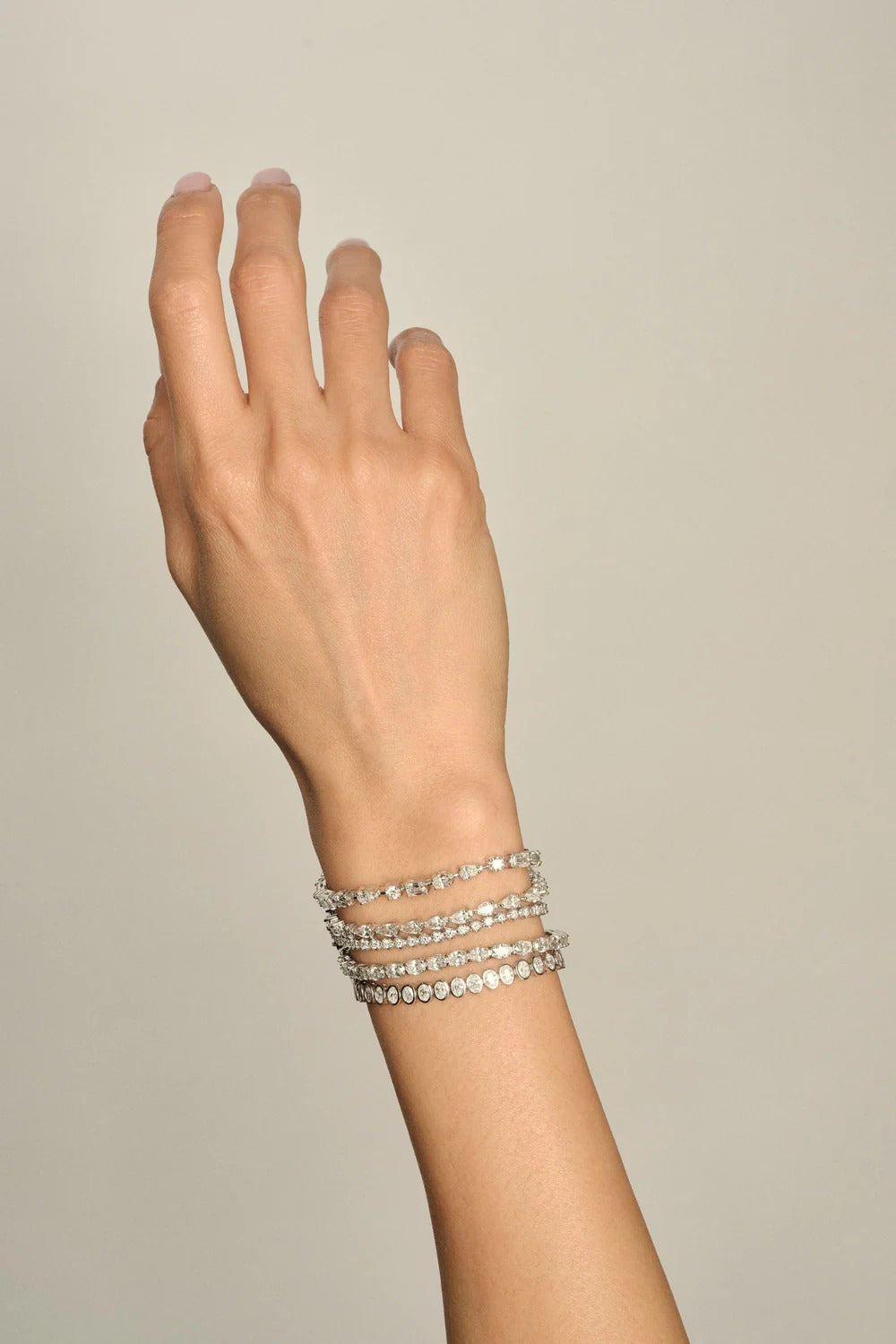 Kishani Luminous Oval Tennis Bracelet