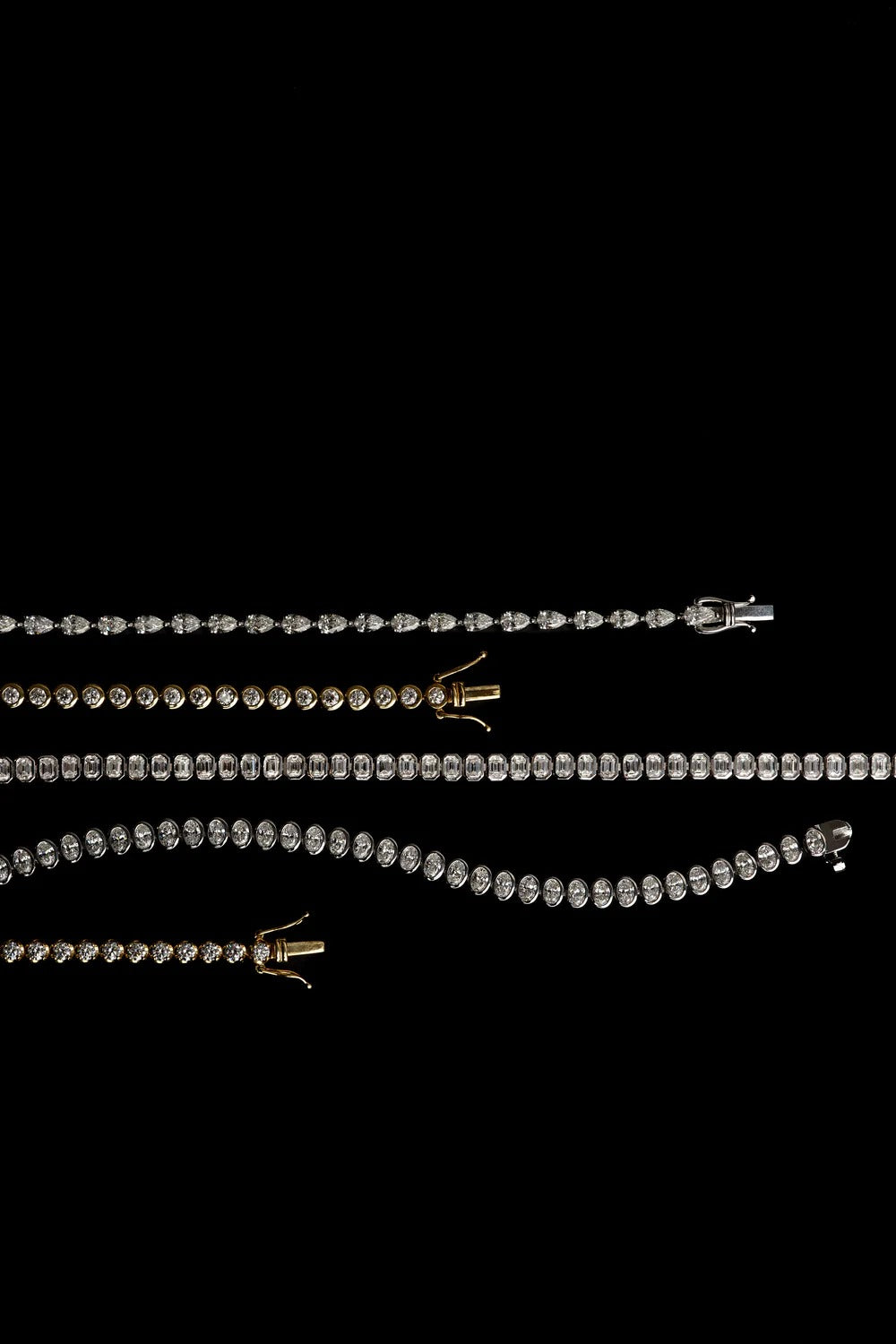 Kishani Luminous Oval Tennis Bracelet