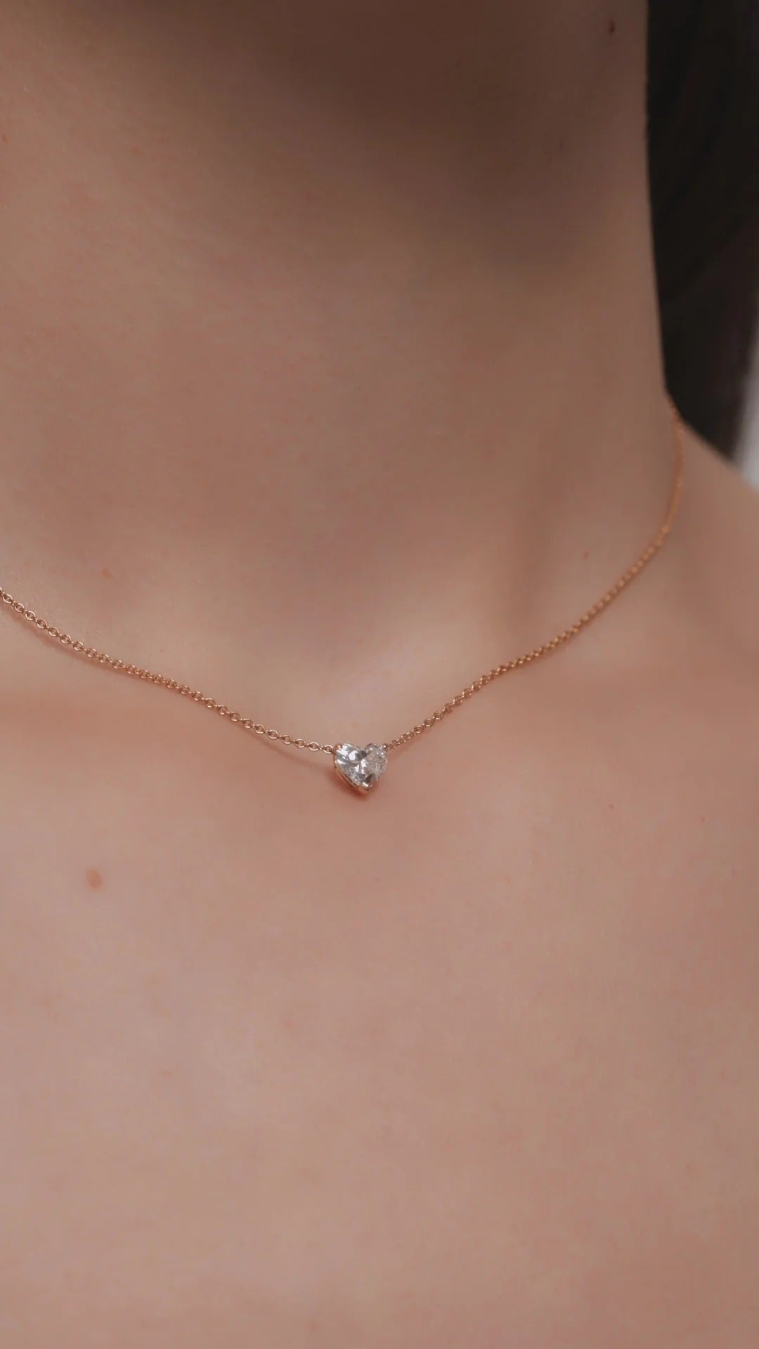 Kishani Beloved Heart Diamond Necklace