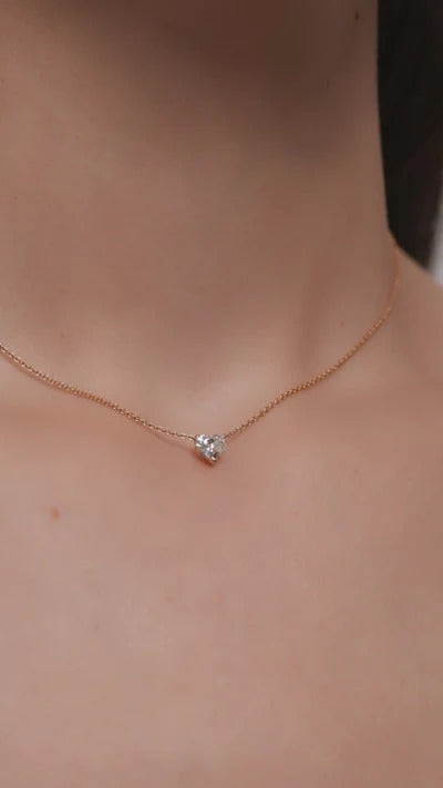 Kishani Beloved Heart Diamond Necklace