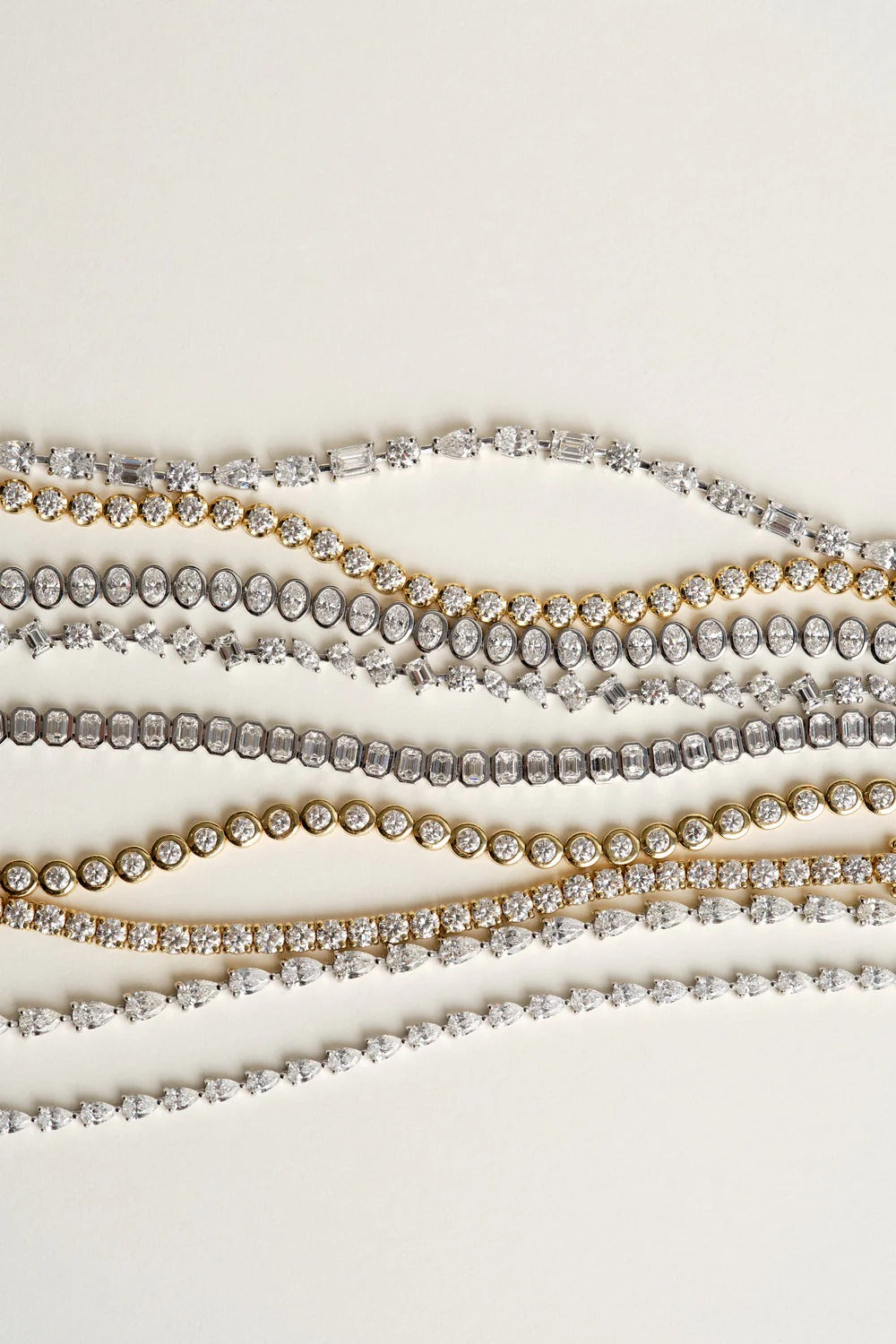 Kishani Mosaic Mixed-Cut Tennis Bracelet