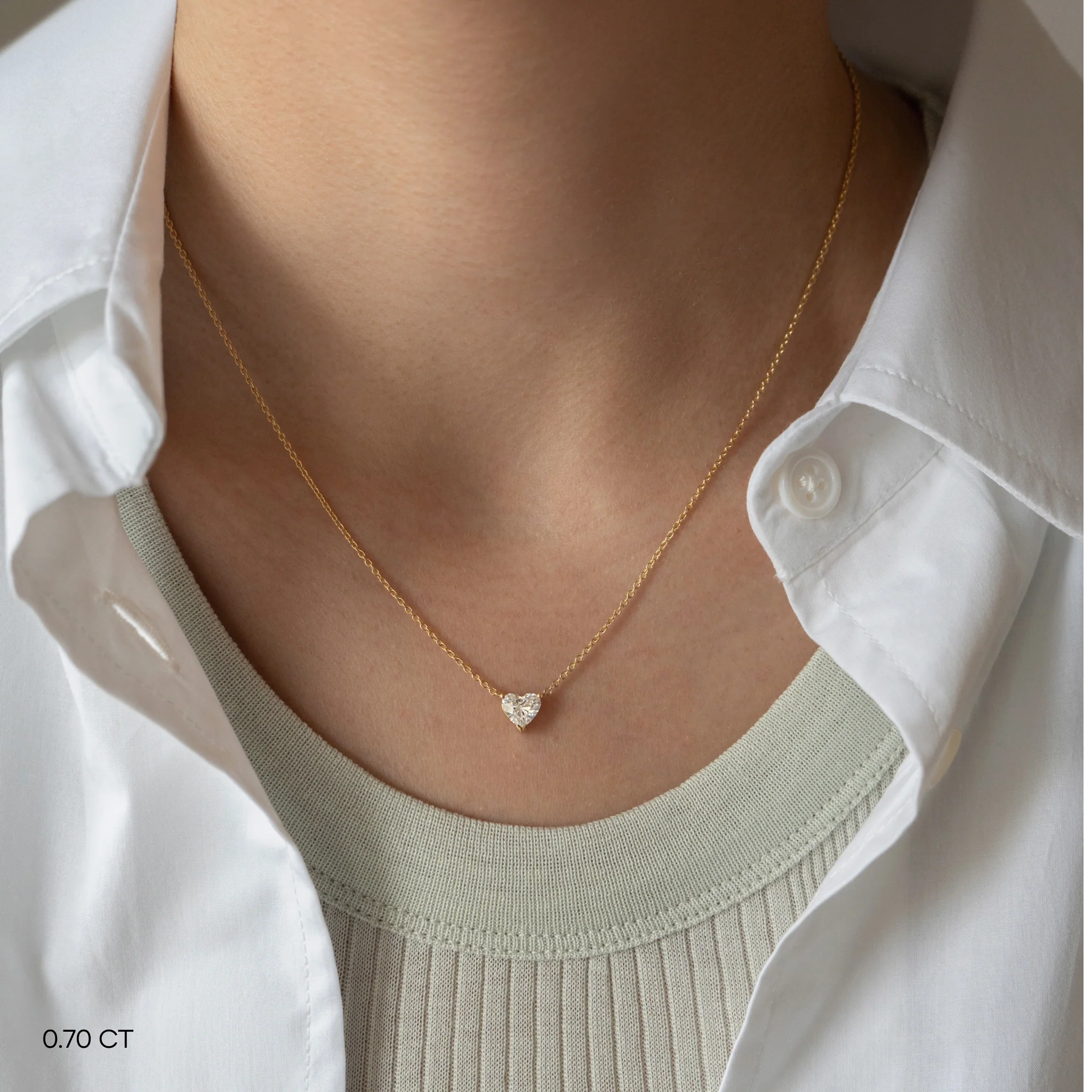 Kishani Beloved Heart Diamond Necklace
