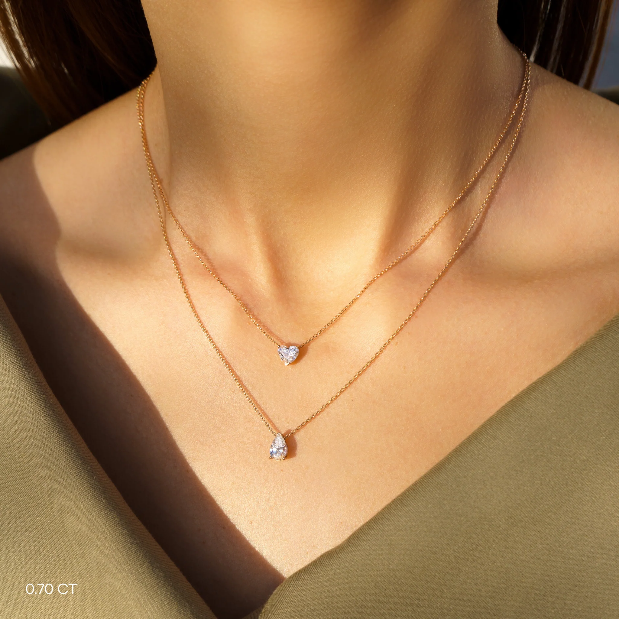 Kishani Beloved Heart Diamond Necklace
