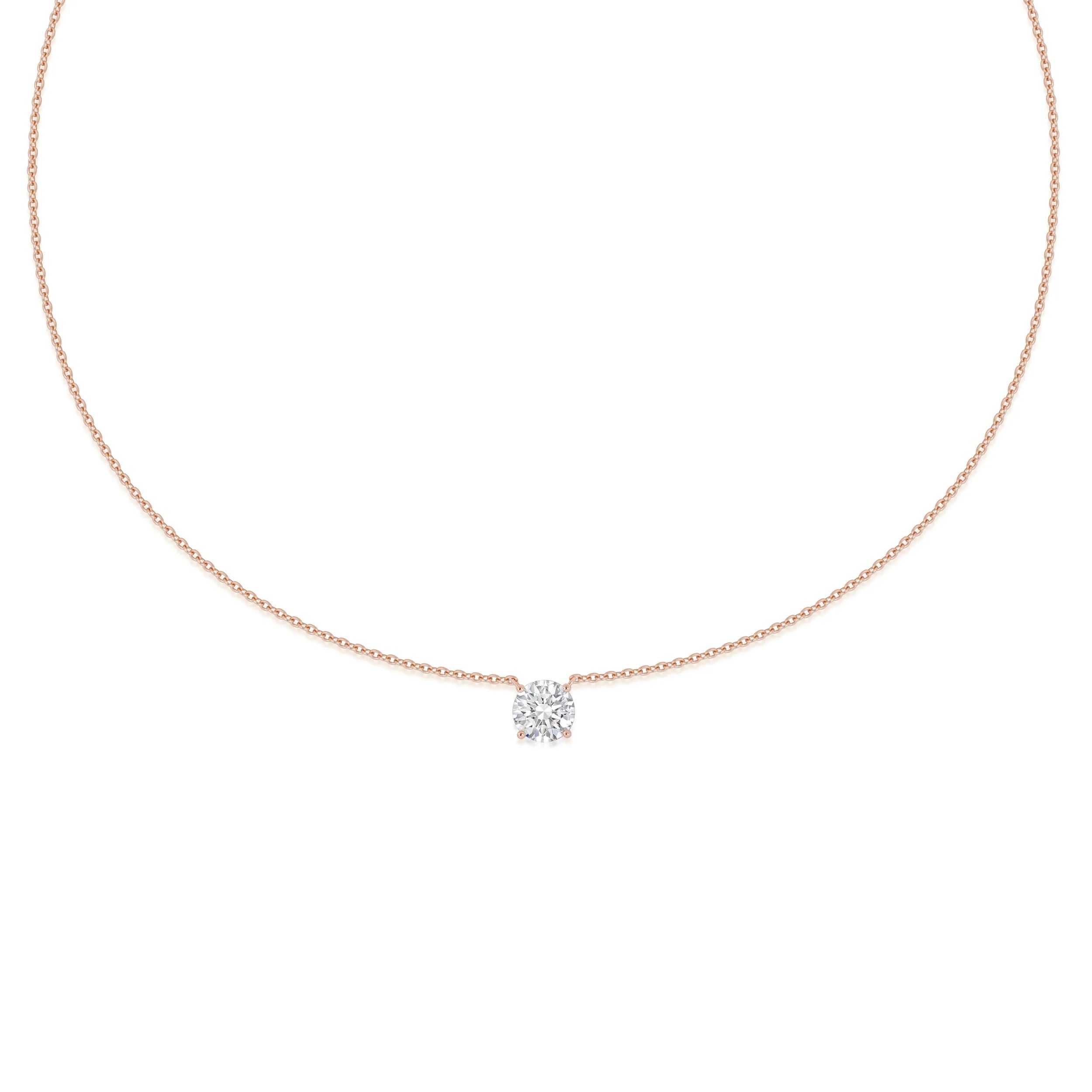 Kishani Nova Round Brilliant Necklace