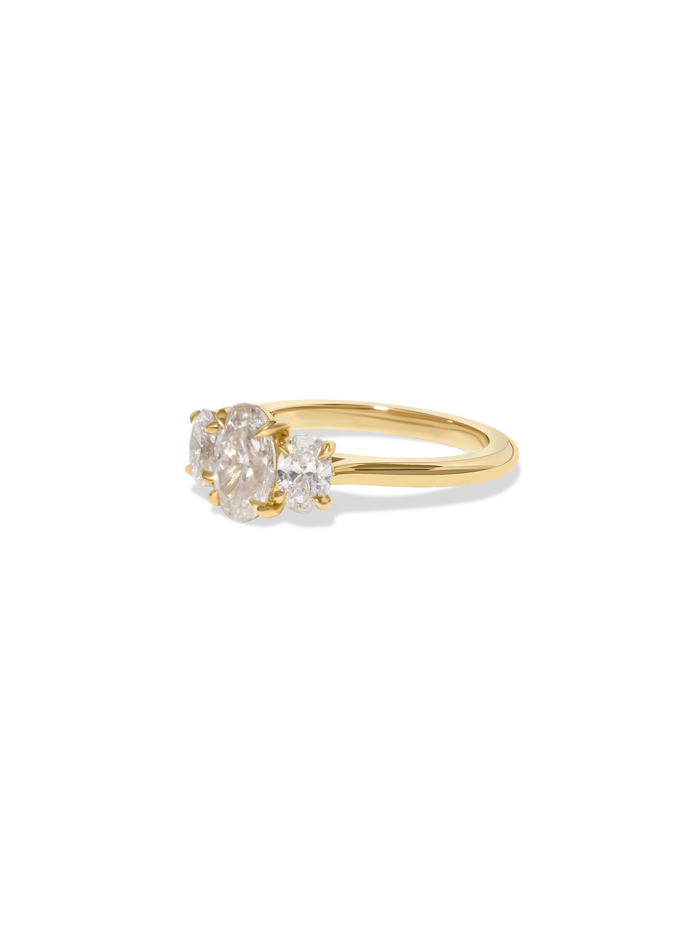 Kishani Celia Oval Trilogy Ring