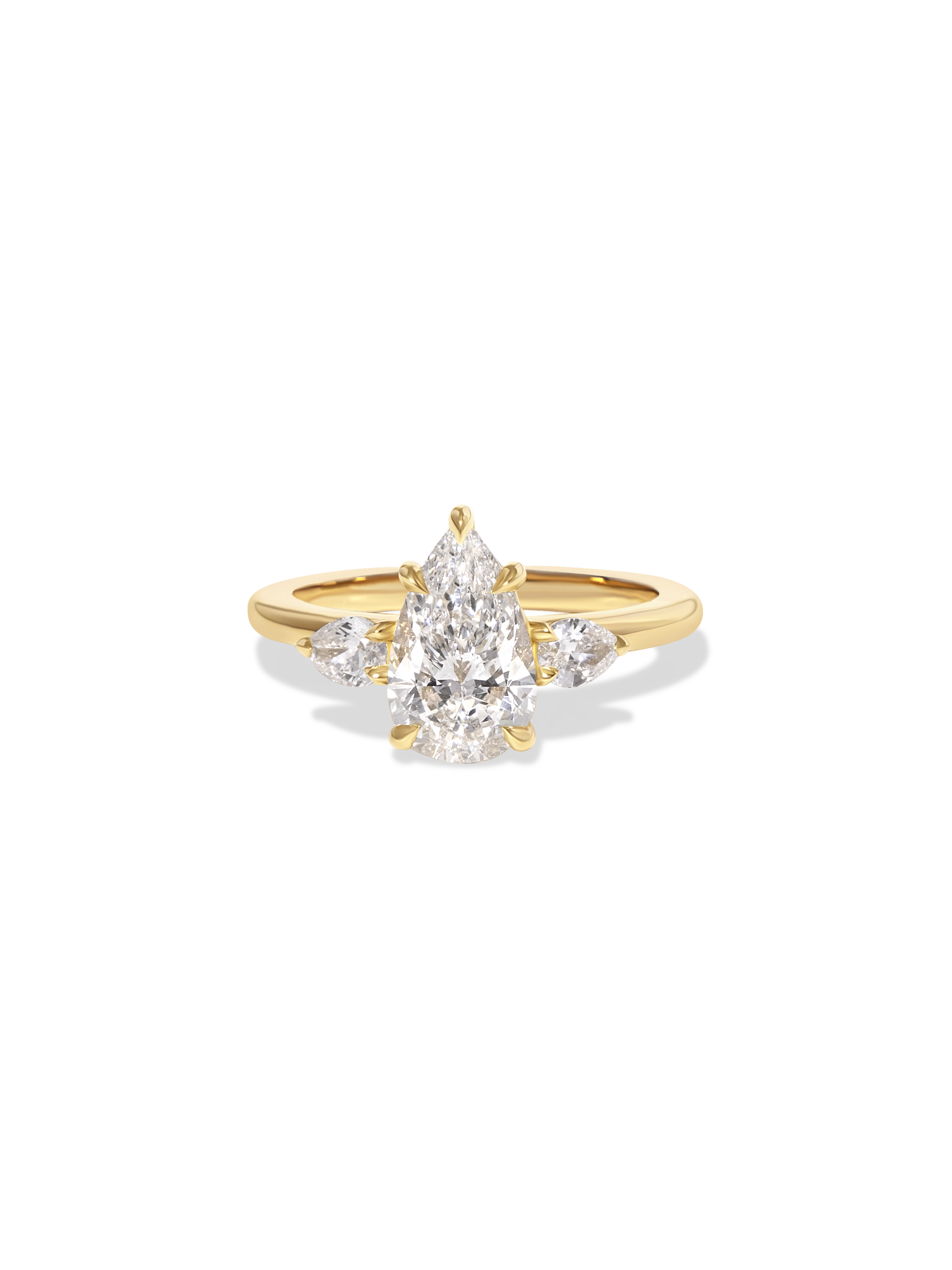 Kishani Orielle Pear Trilogy Ring