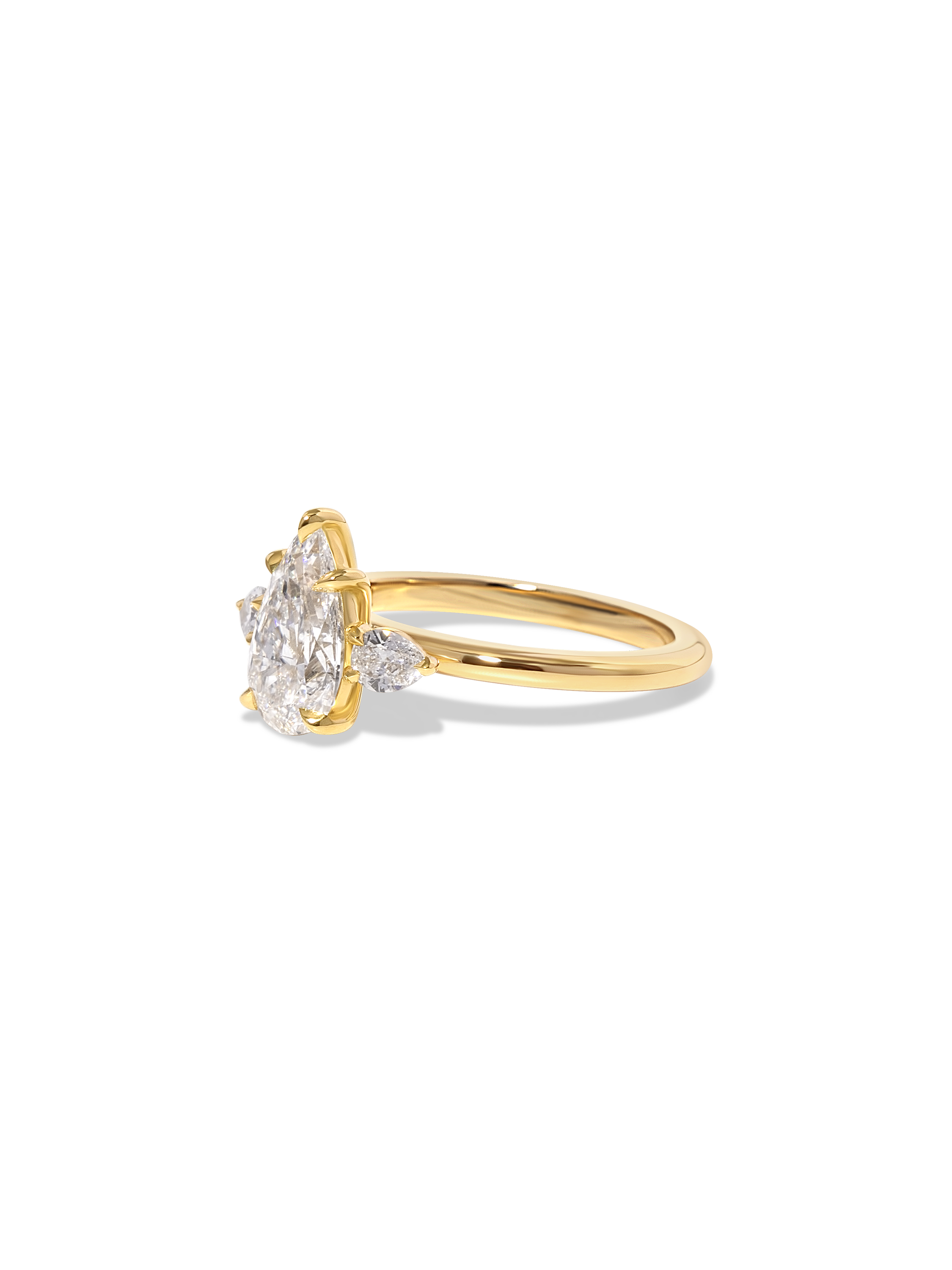 Kishani Orielle Pear Trilogy Ring