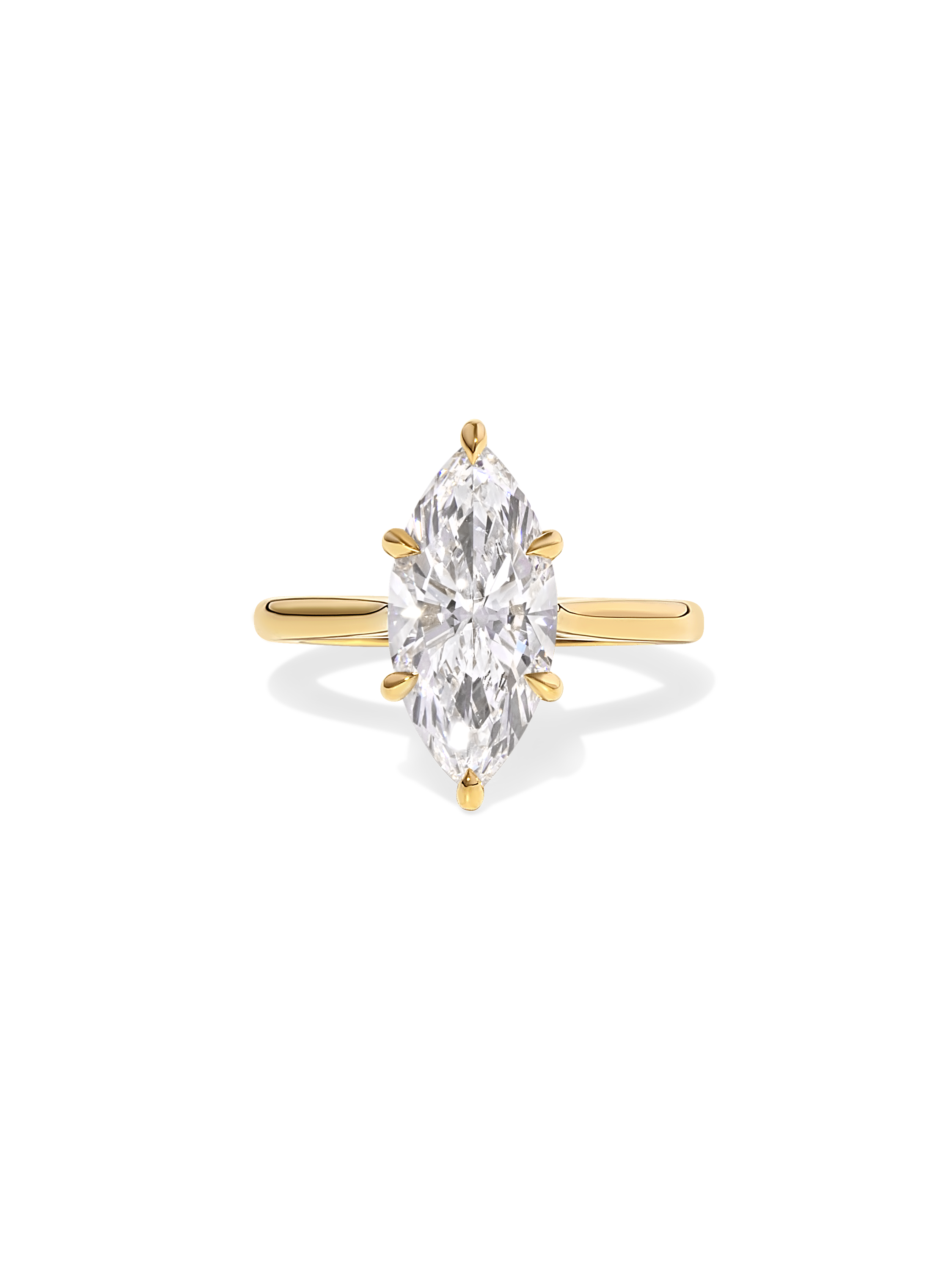Kishani Alex 2.0ct Marquise Solitaire Ring