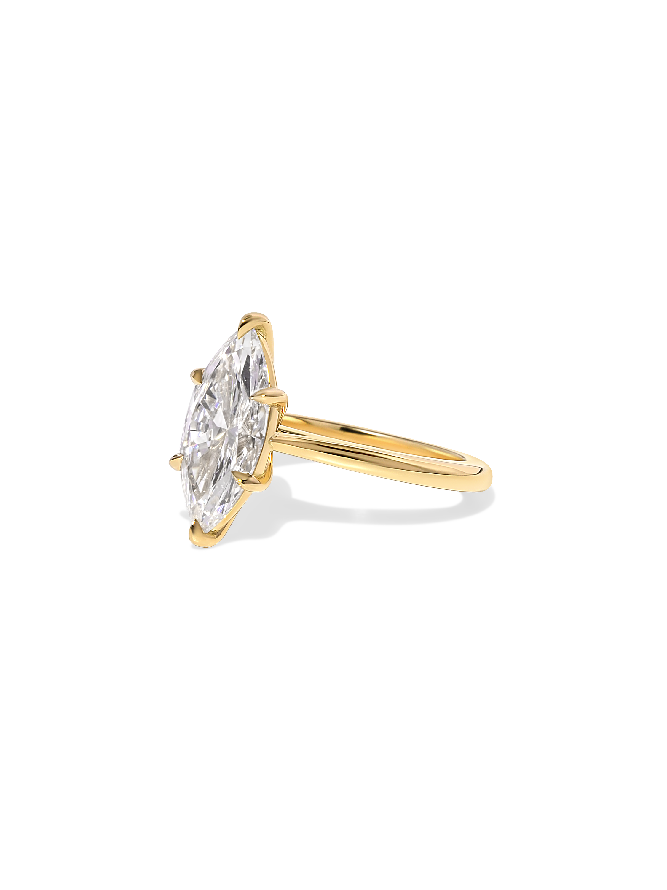 Kishani Alex 2.0ct Marquise Solitaire Ring