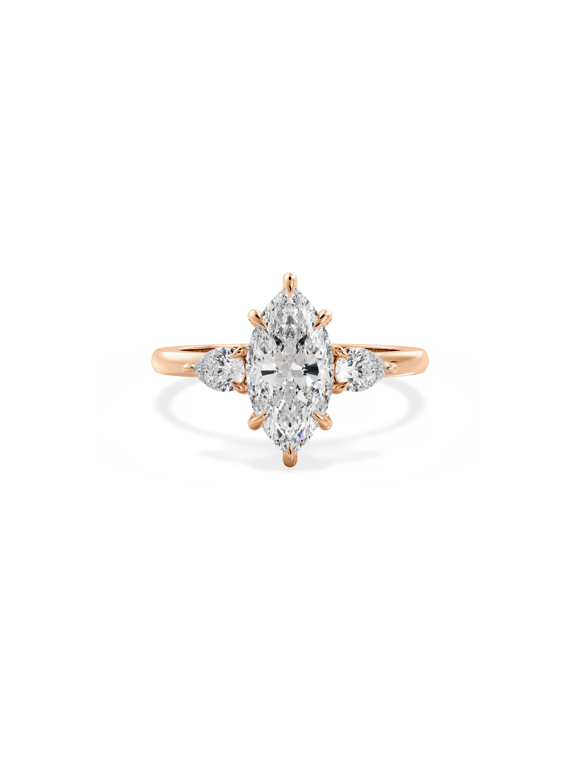 Kishani Duo Pear & Marquise Ring