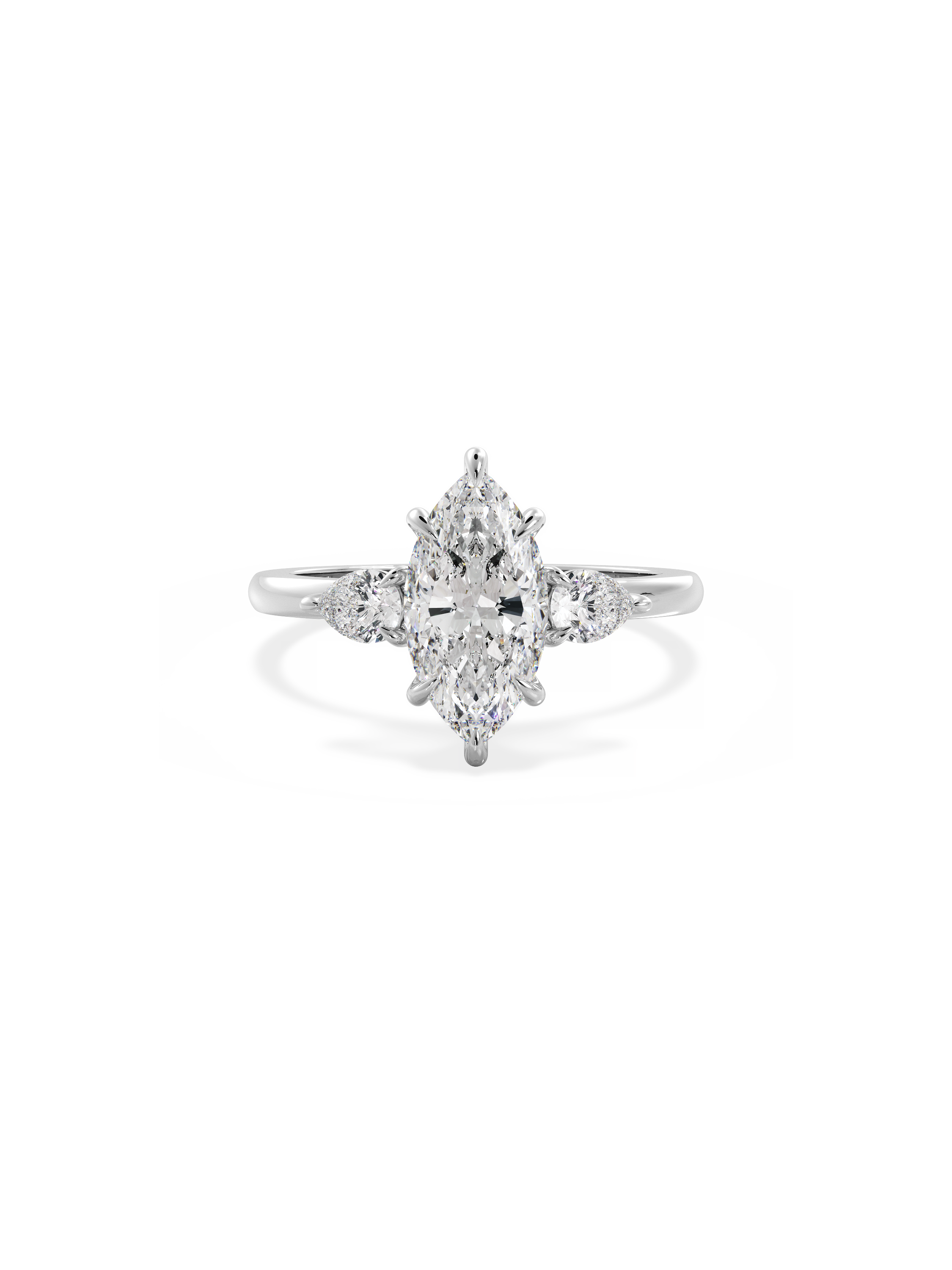 Kishani Duo Pear & Marquise Ring