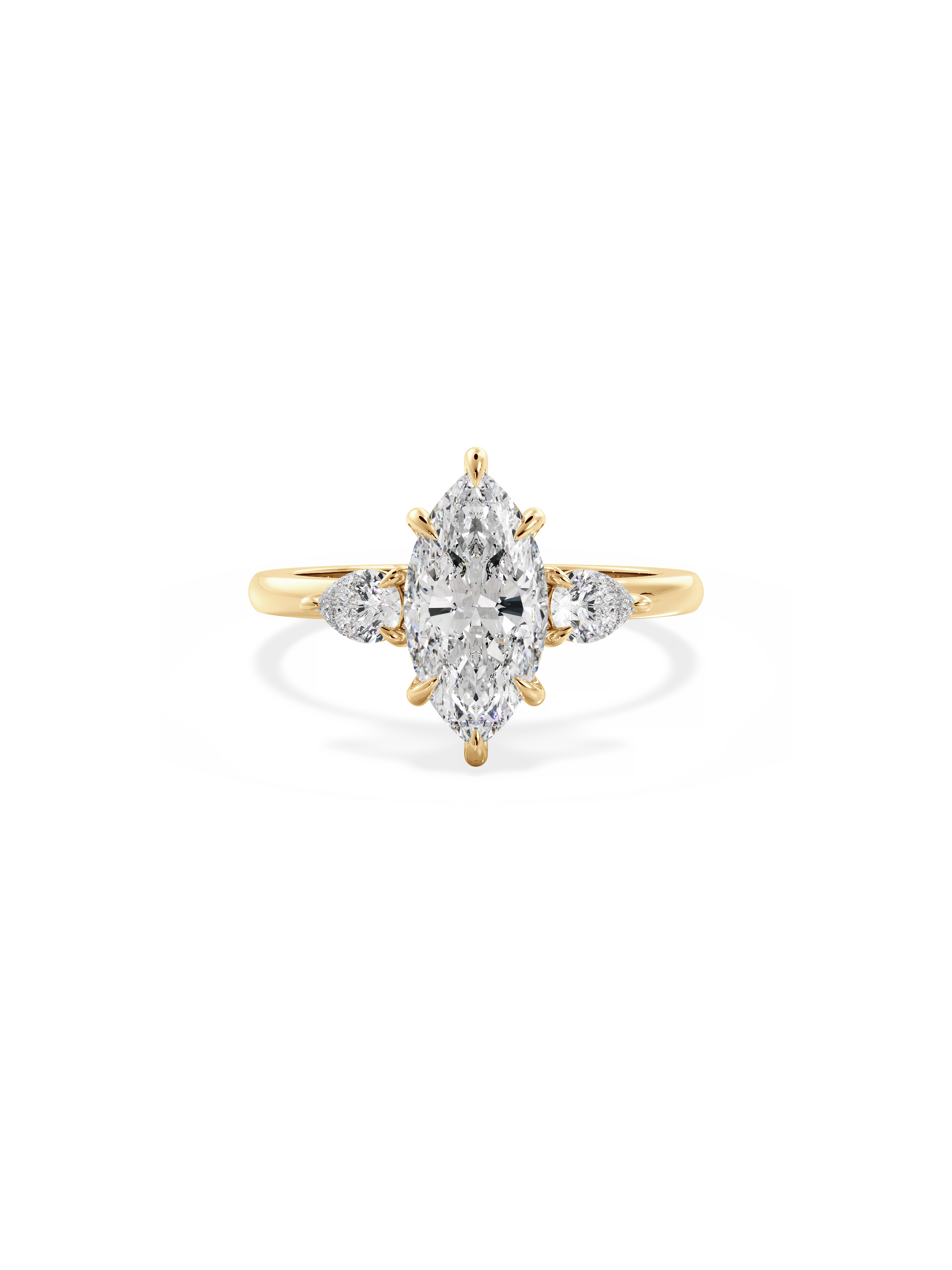 Kishani Duo Pear & Marquise Ring