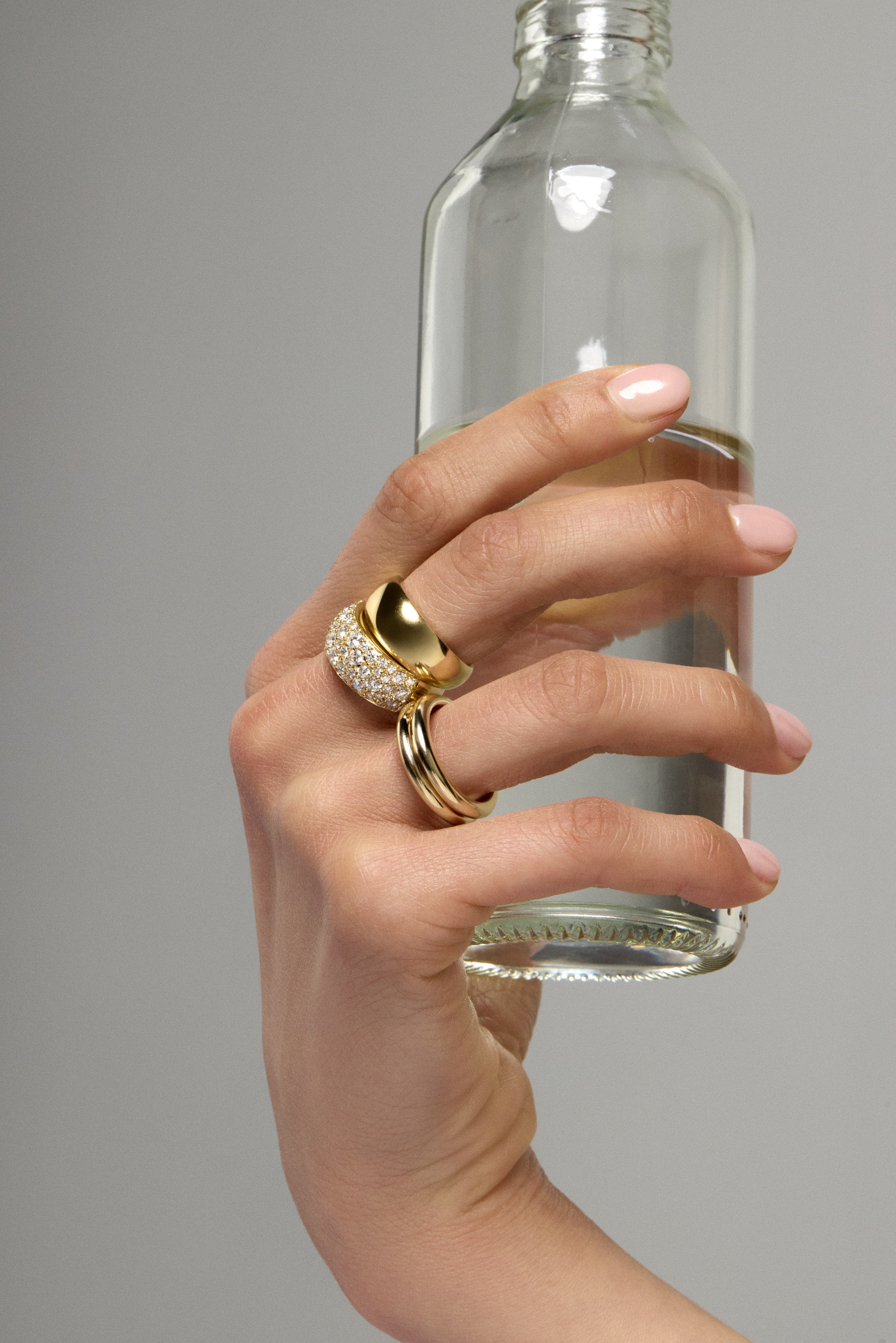 Pave Diamond Blob Ring
