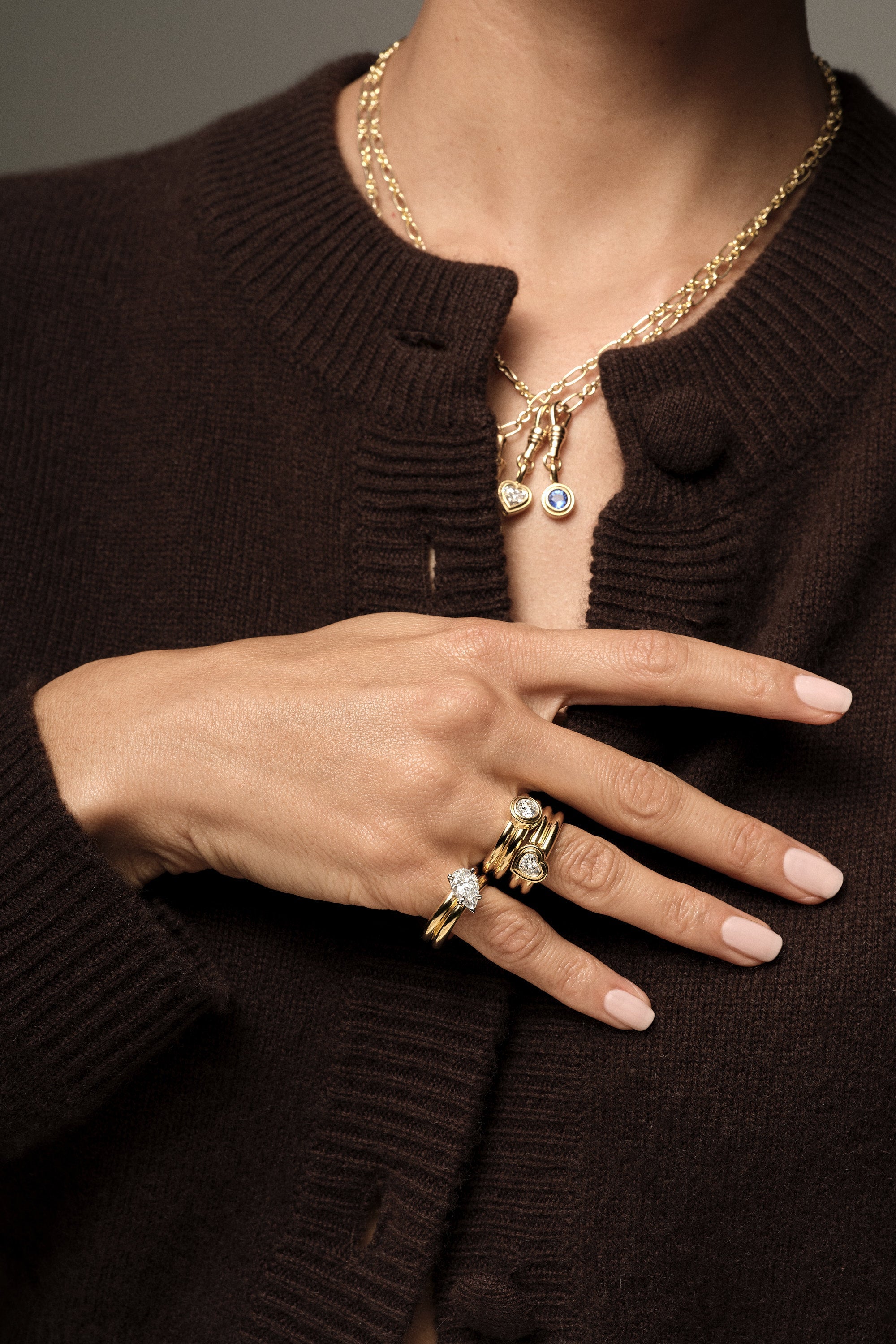 Orielle Double Pear Ring