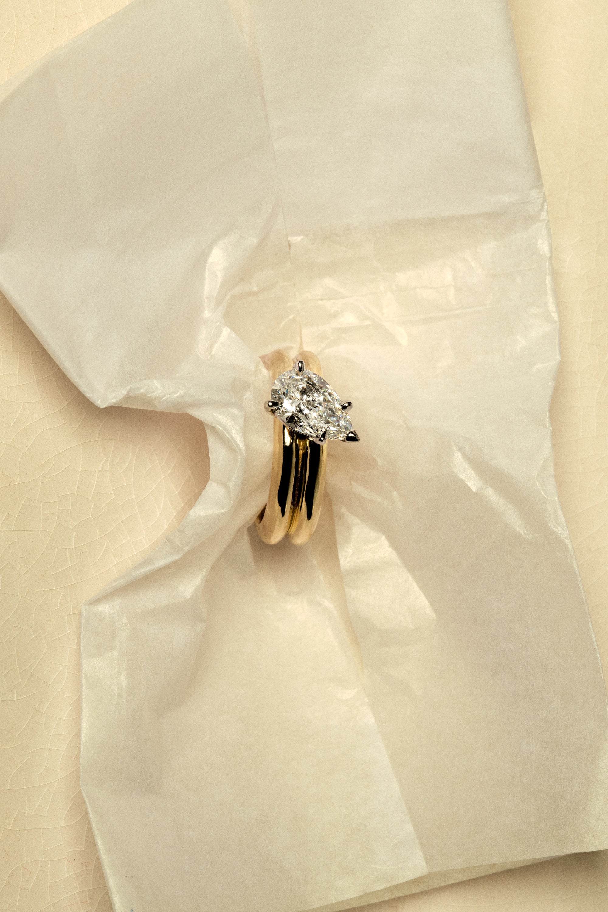 Orielle Double Pear Ring