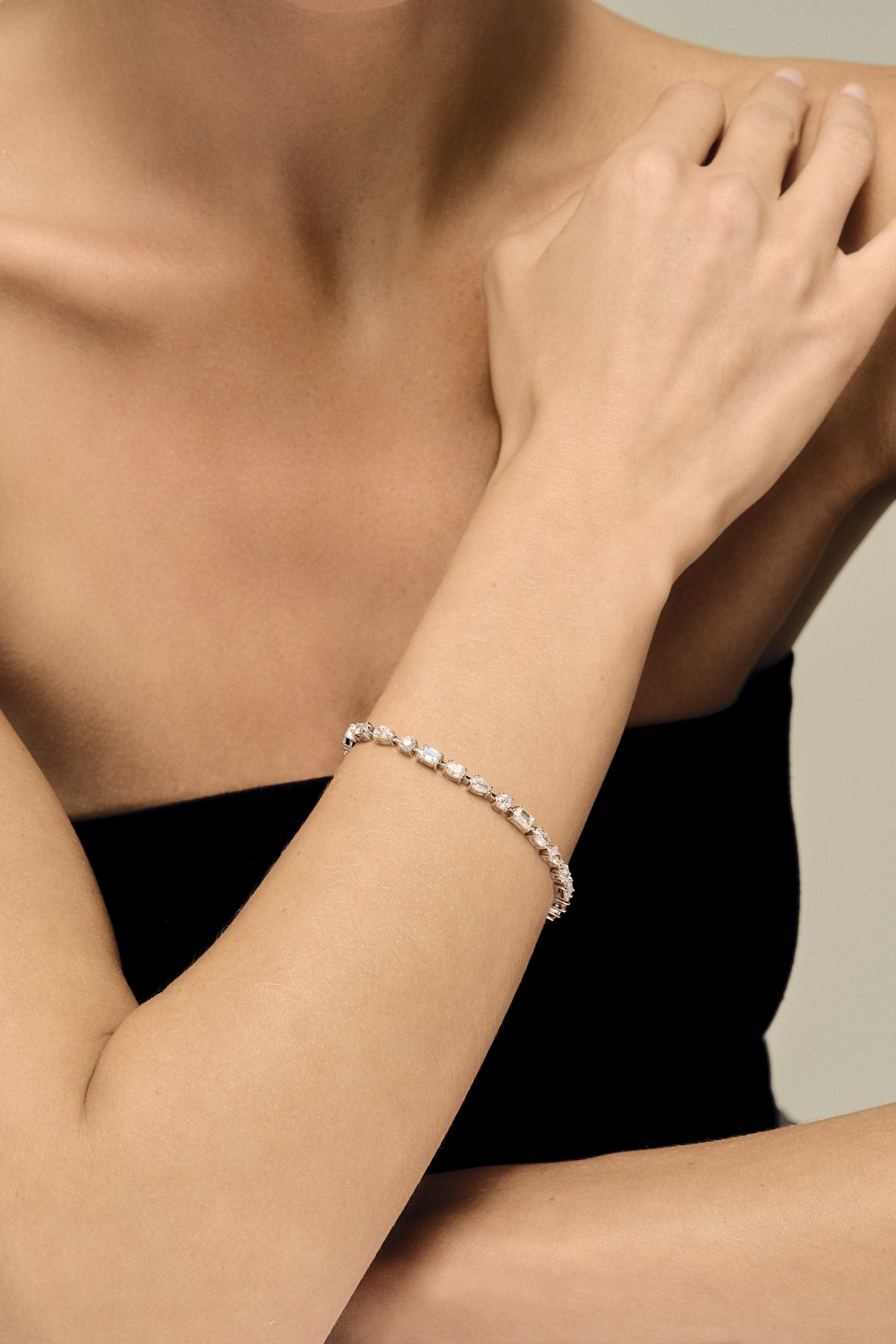 The Grand Scattered Diamond Bracelet