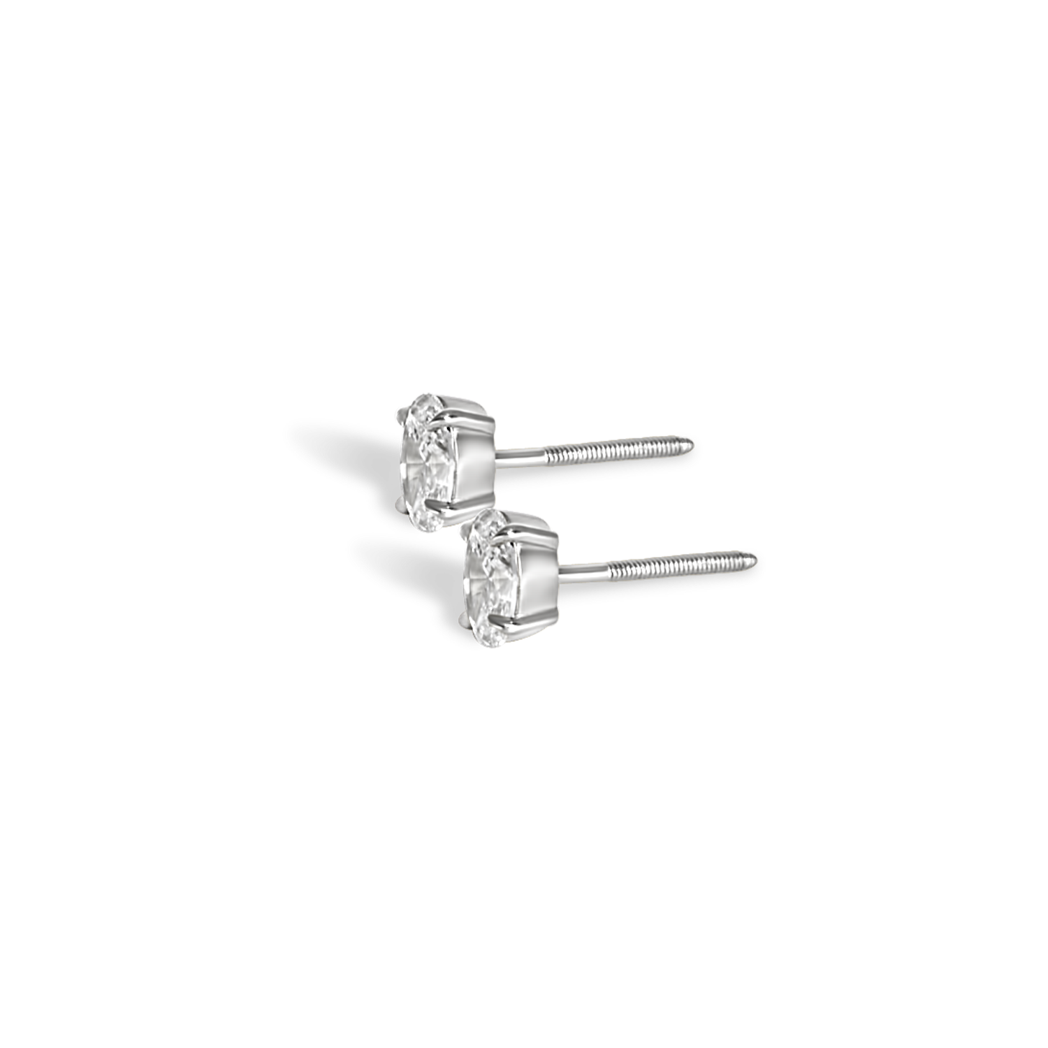 Kishani Aura 1.5ct Oval Diamond Studs