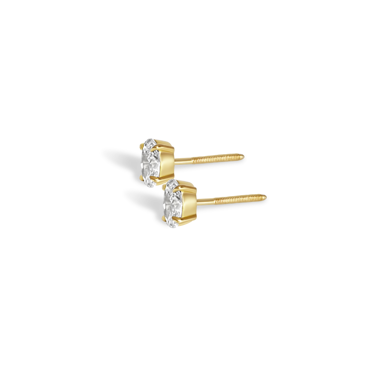 Kishani Aura 1.5ct Oval Diamond Studs