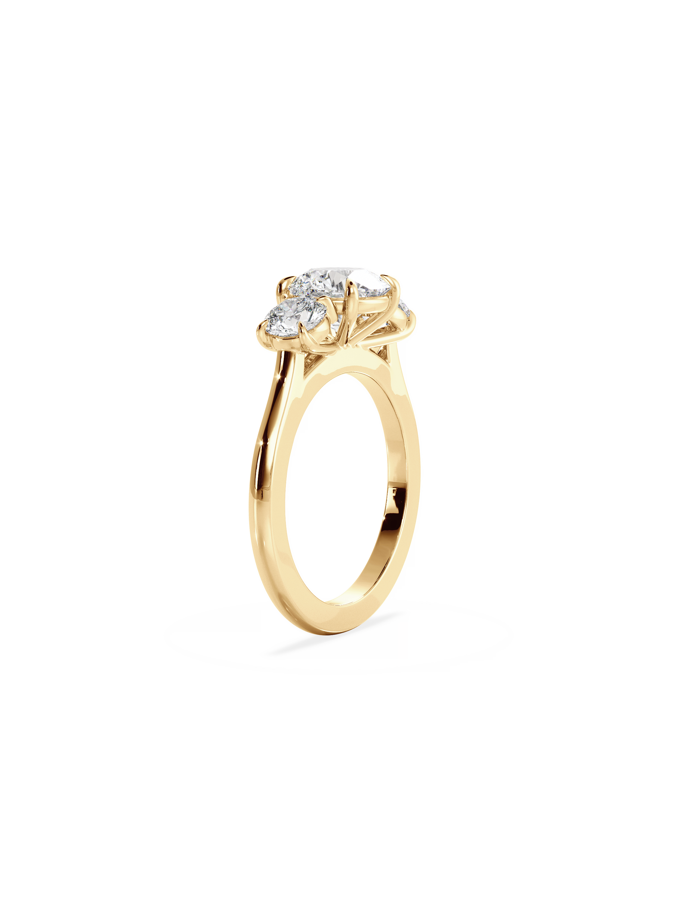 Kishani Dries Round Trilogy Ring